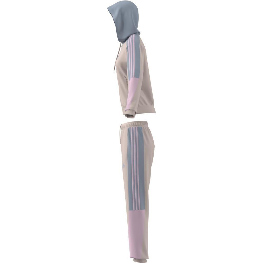 Boldblock Track Suit, Pink, , large image number 10