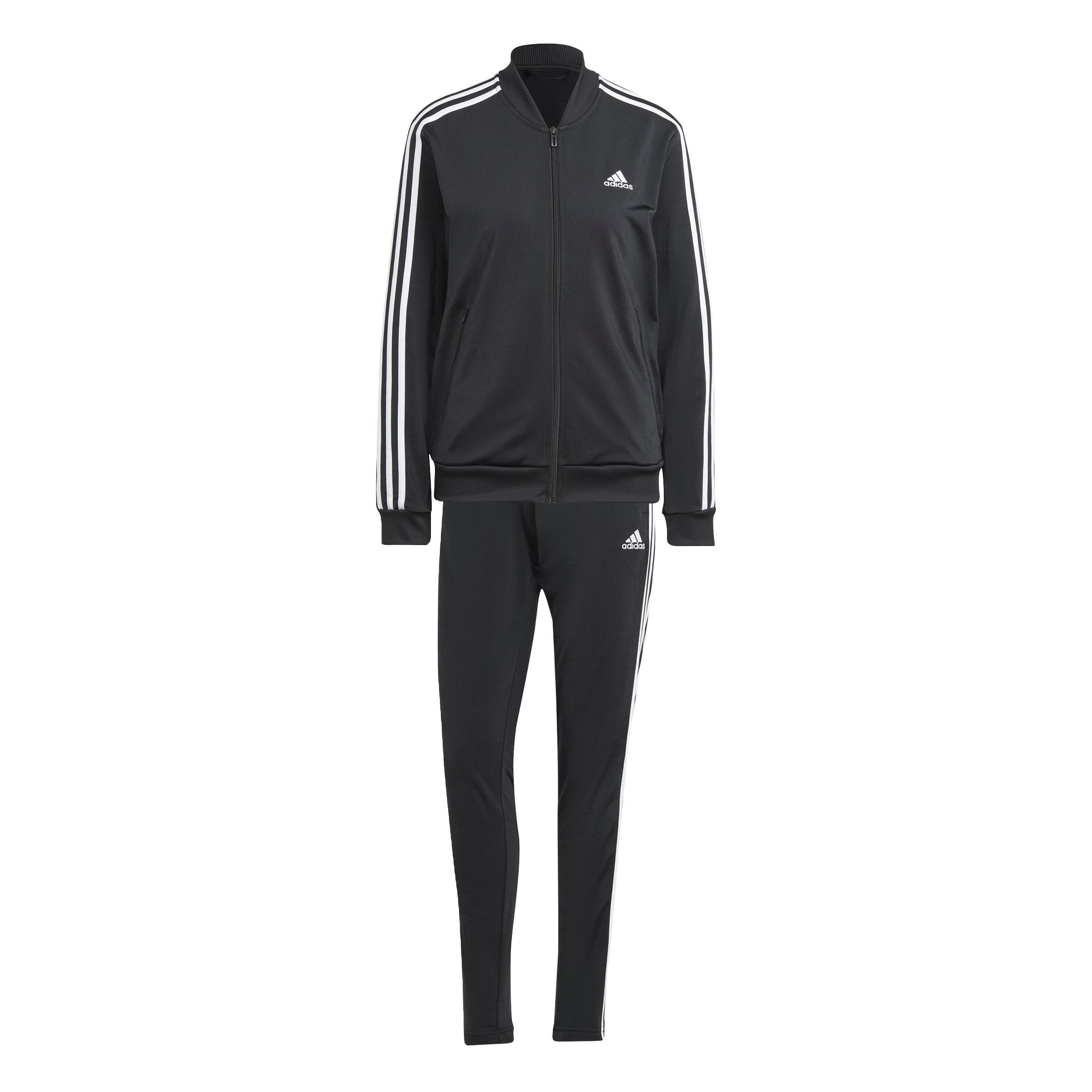 Essentials 3-Stripes Tracksuit, Black, A901_ONE, large image number 0