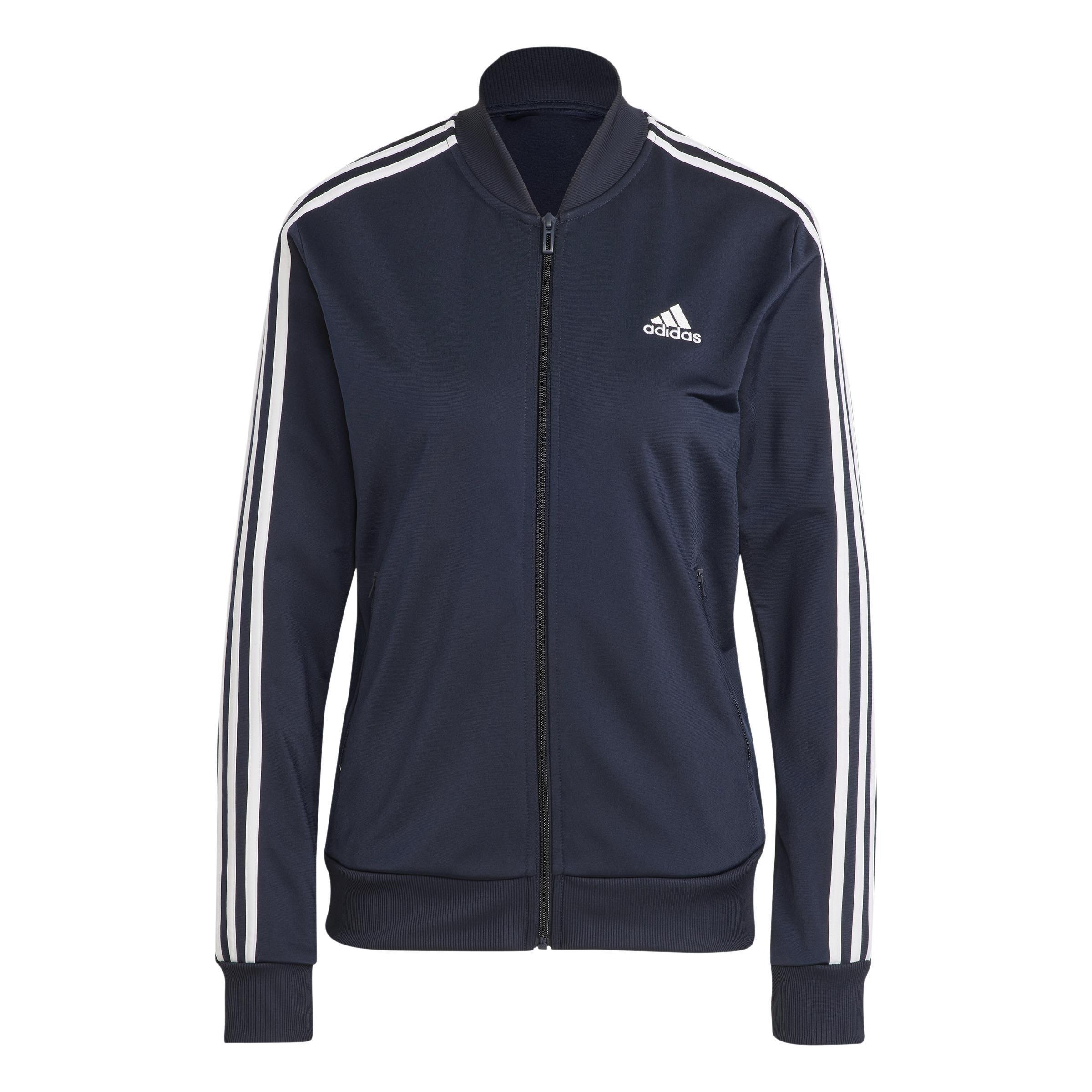 Essentials 3-Stripes Tracksuit, Blue, , large image number 5
