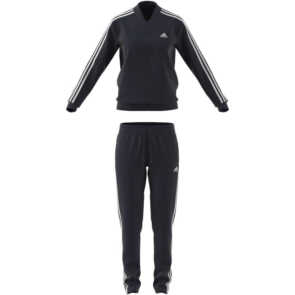 Essentials 3-Stripes Tracksuit, Blue, , large image number 9