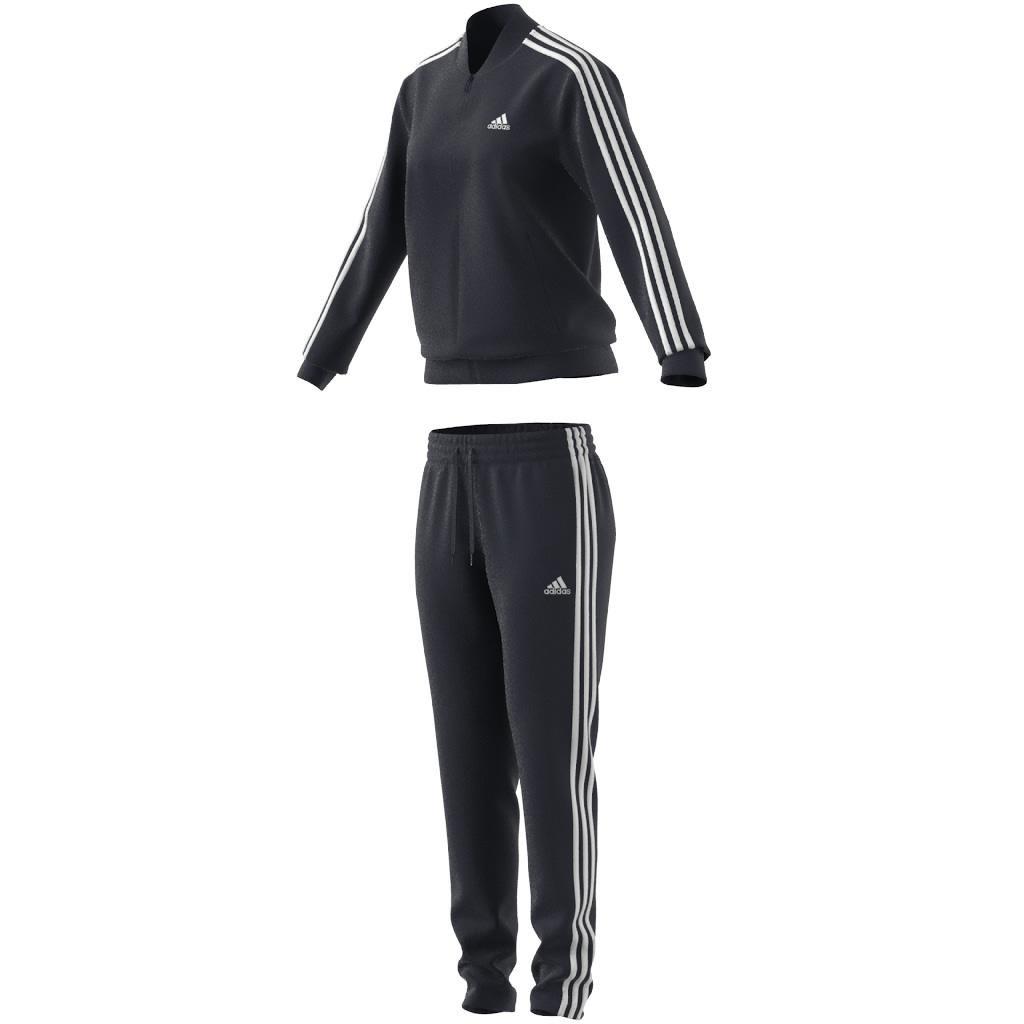 Essentials 3-Stripes Tracksuit, Blue, , large image number 12