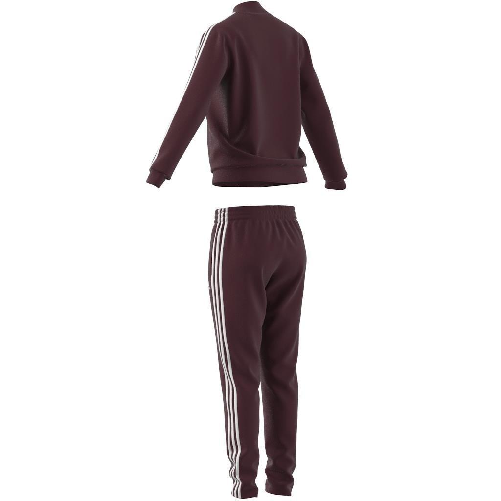 Essentials 3-Stripes Tracksuit, Red, , large image number 12