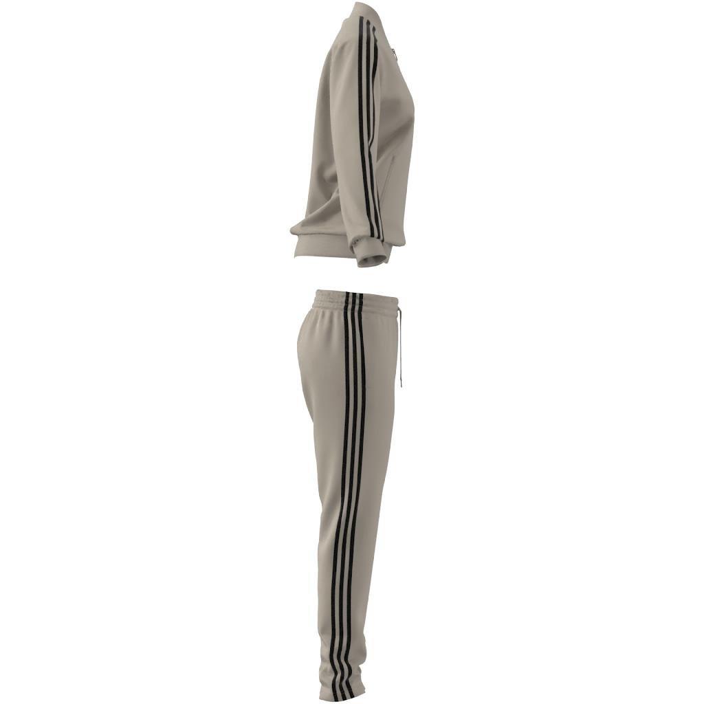Essentials 3-Stripes Tracksuit, Beige, , large image number 7