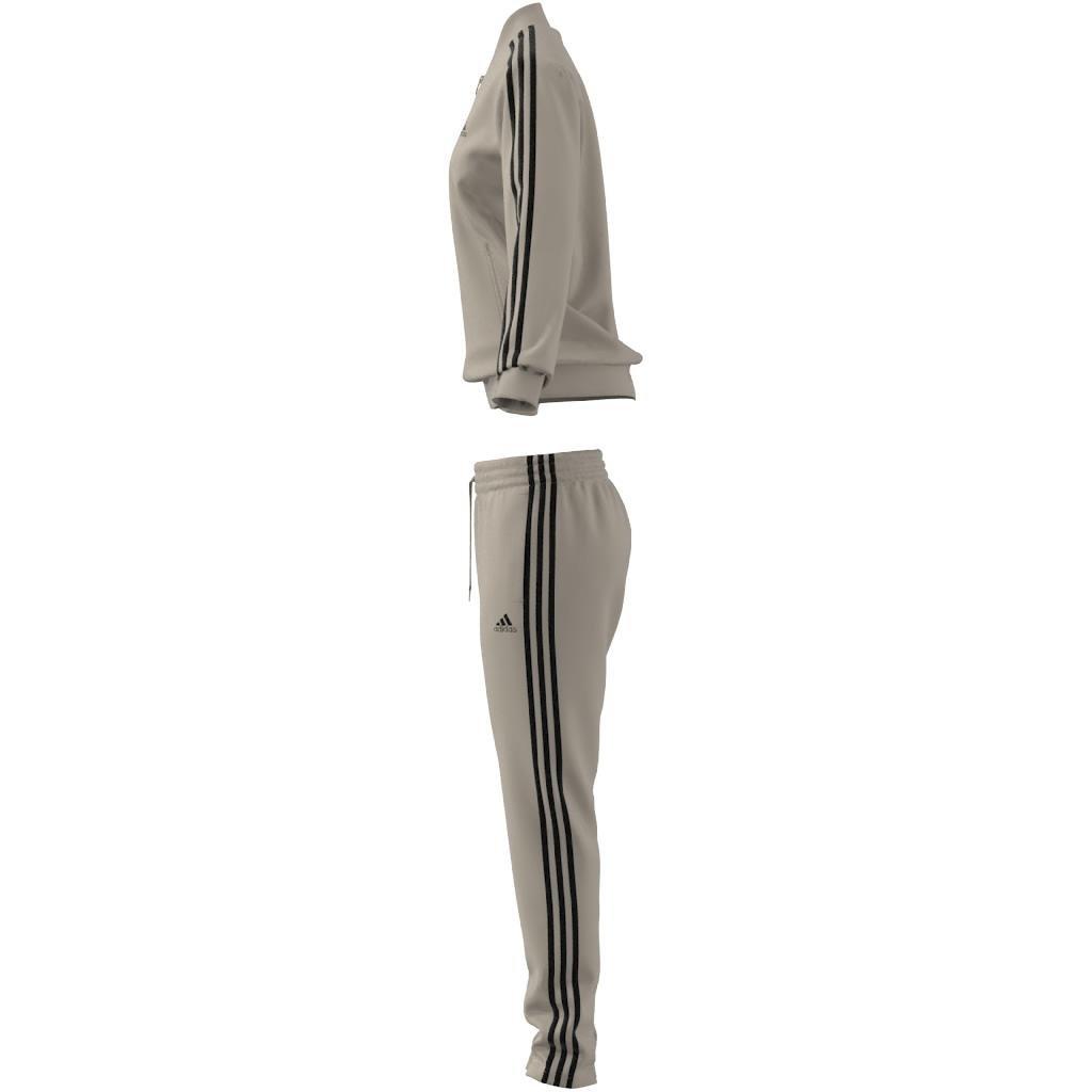 Essentials 3-Stripes Tracksuit, Beige, , large image number 9