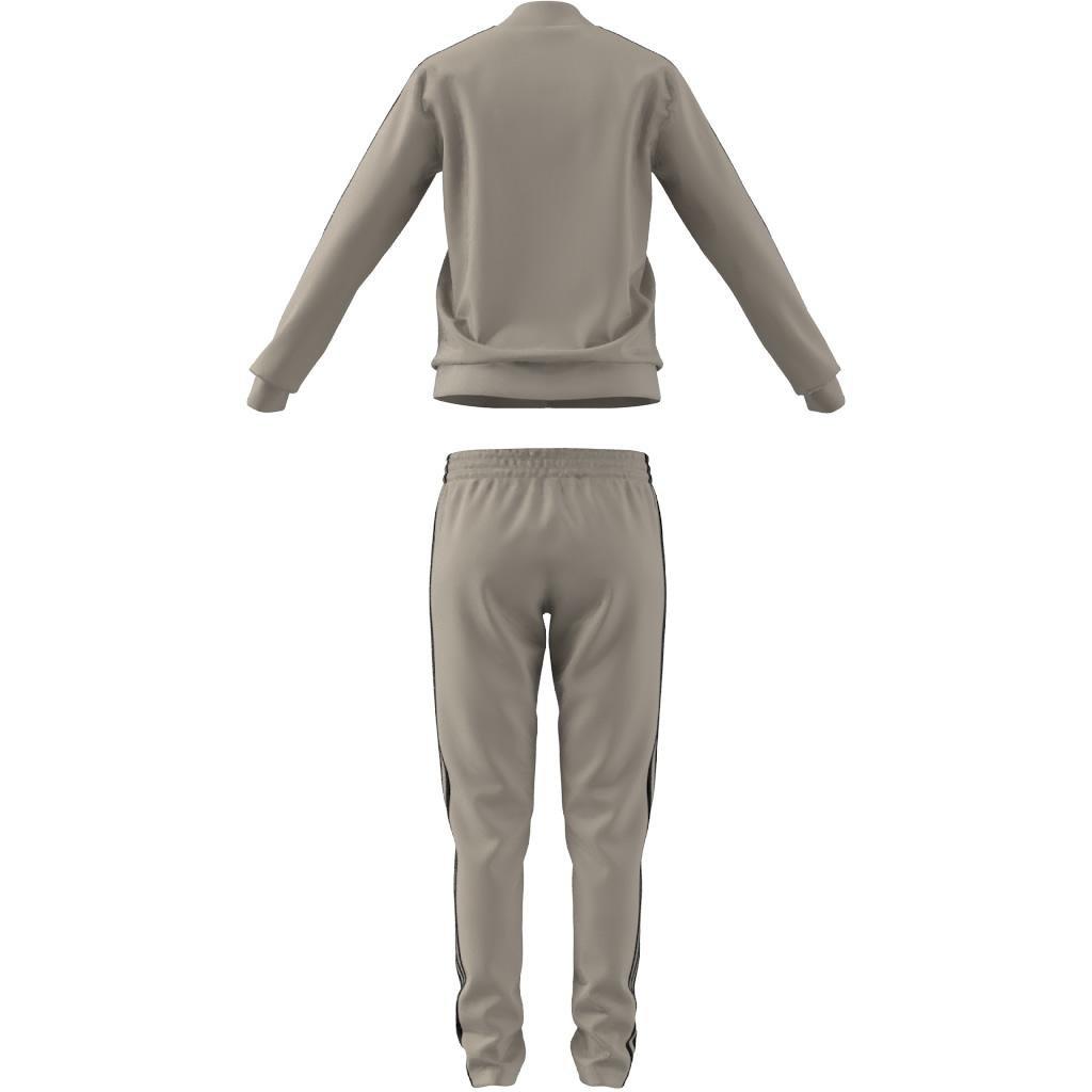 Essentials 3-Stripes Tracksuit, Beige, , large image number 12