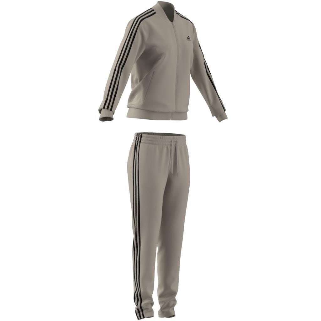 Essentials 3-Stripes Tracksuit, Beige, , large image number 13