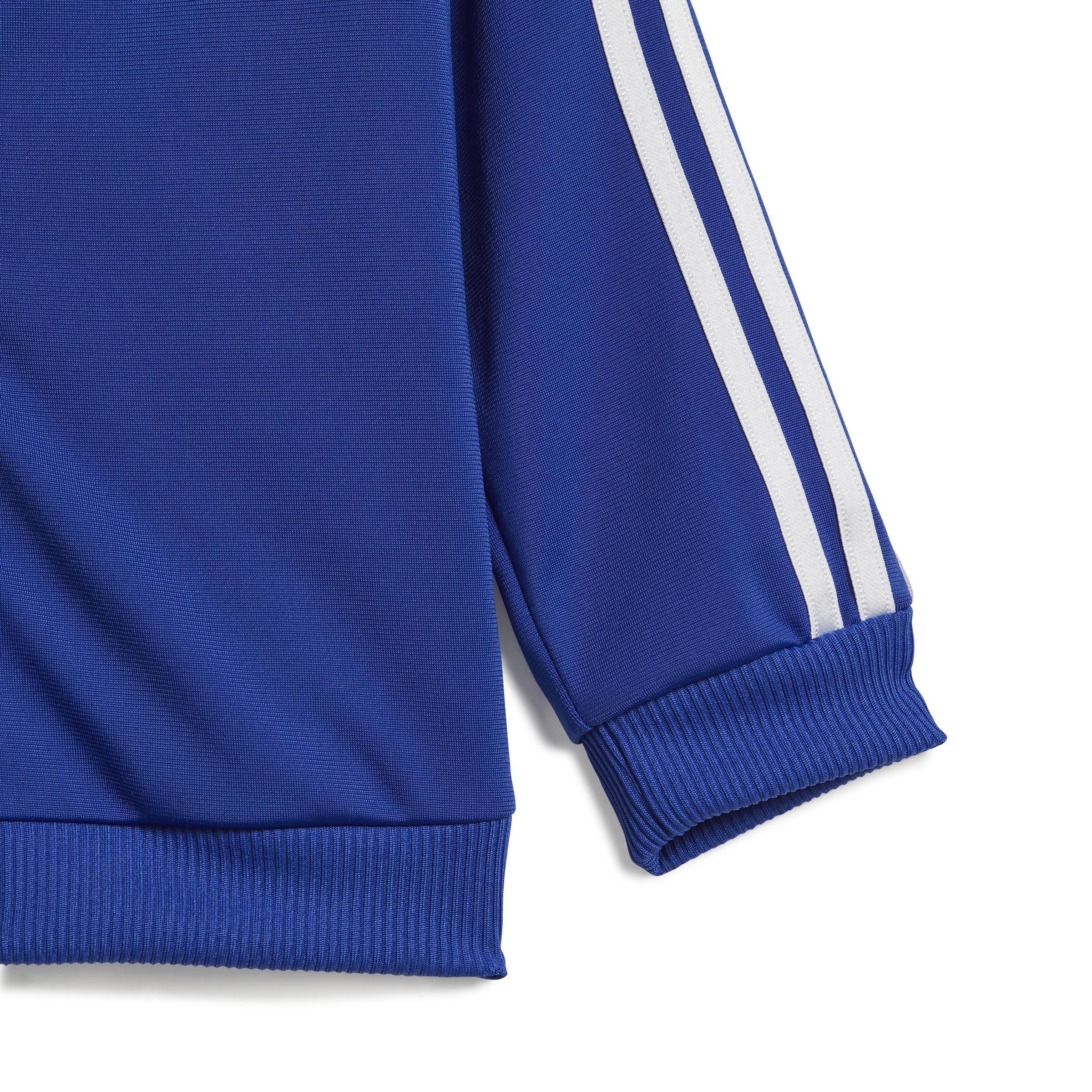 Unisex Kids Essentials Shiny Hooded Track Suit, Blue, A901_ONE, large image number 4