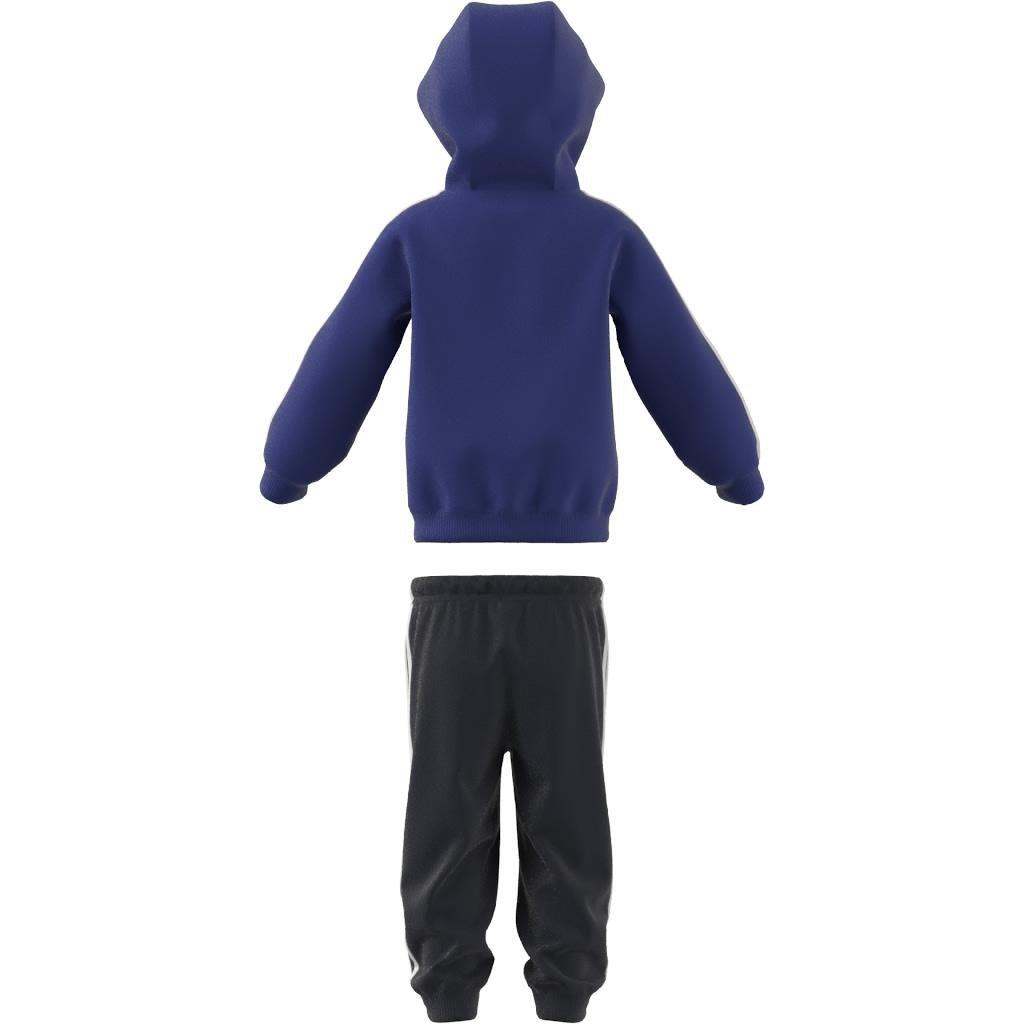 Unisex Kids Essentials Shiny Hooded Track Suit, Blue, A901_ONE, large image number 7