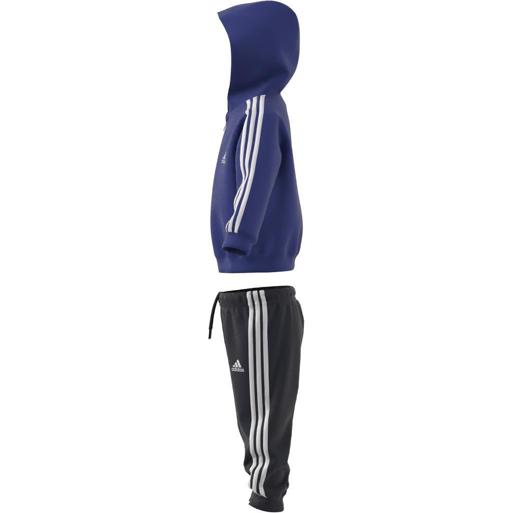 Unisex Kids Essentials Shiny Hooded Track Suit, Blue, A901_ONE, large image number 8