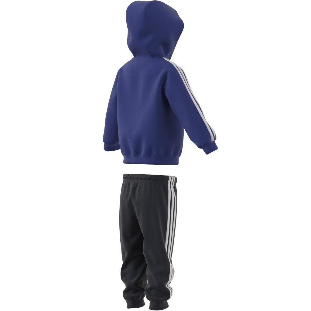 Unisex Kids Essentials Shiny Hooded Track Suit, Blue, A901_ONE, large image number 9