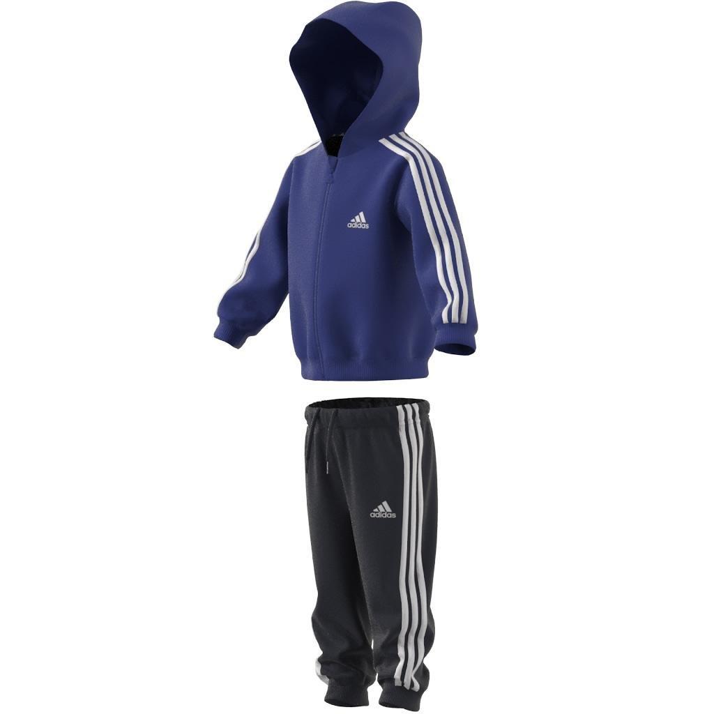 Unisex Kids Essentials Shiny Hooded Track Suit, Blue, A901_ONE, large image number 10