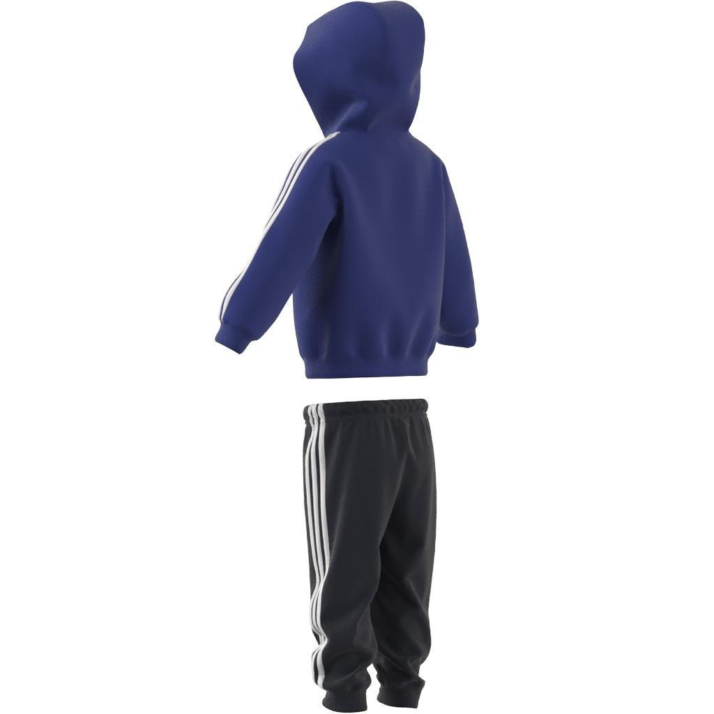 Unisex Kids Essentials Shiny Hooded Track Suit, Blue, A901_ONE, large image number 12