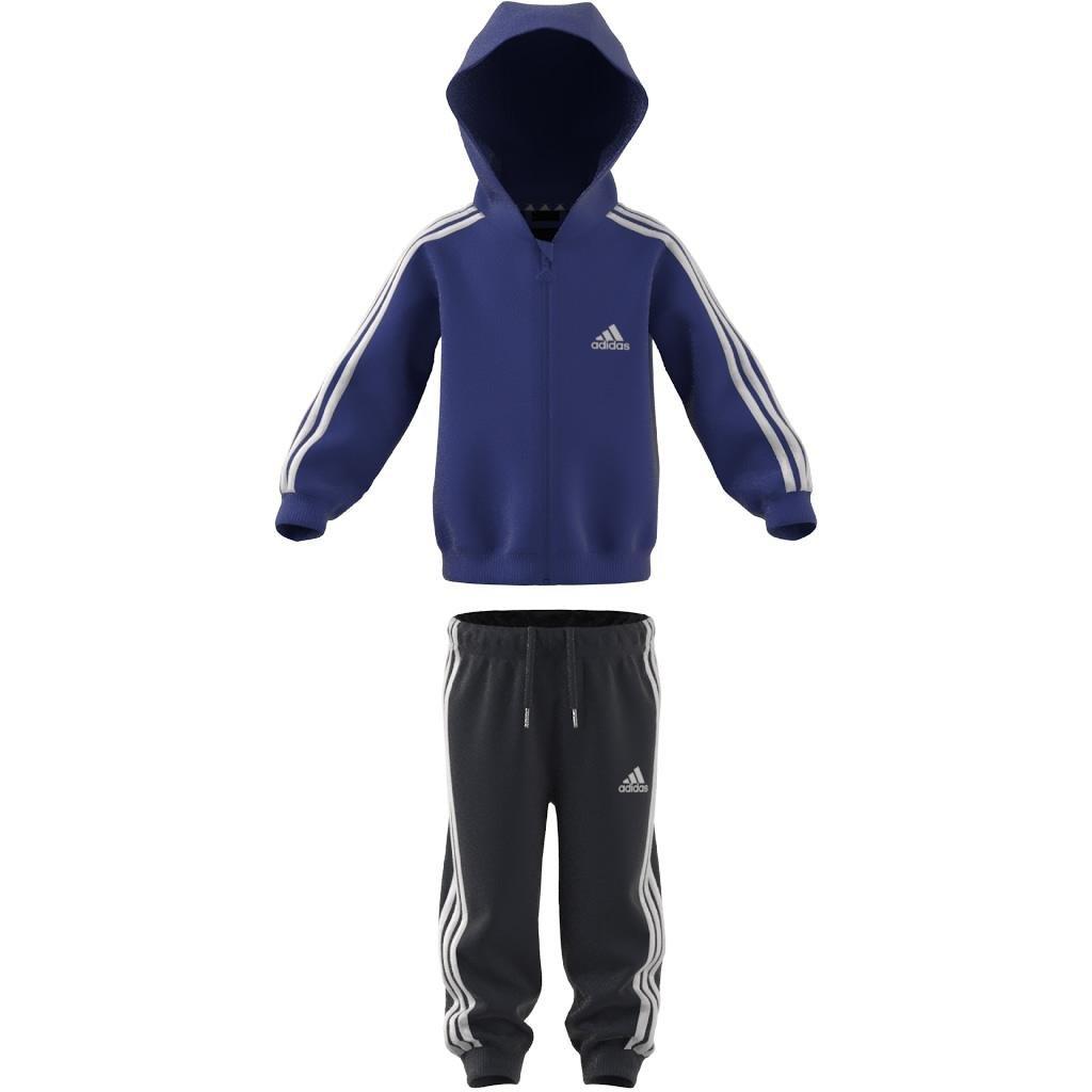 Unisex Kids Essentials Shiny Hooded Track Suit, Blue, A901_ONE, large image number 14
