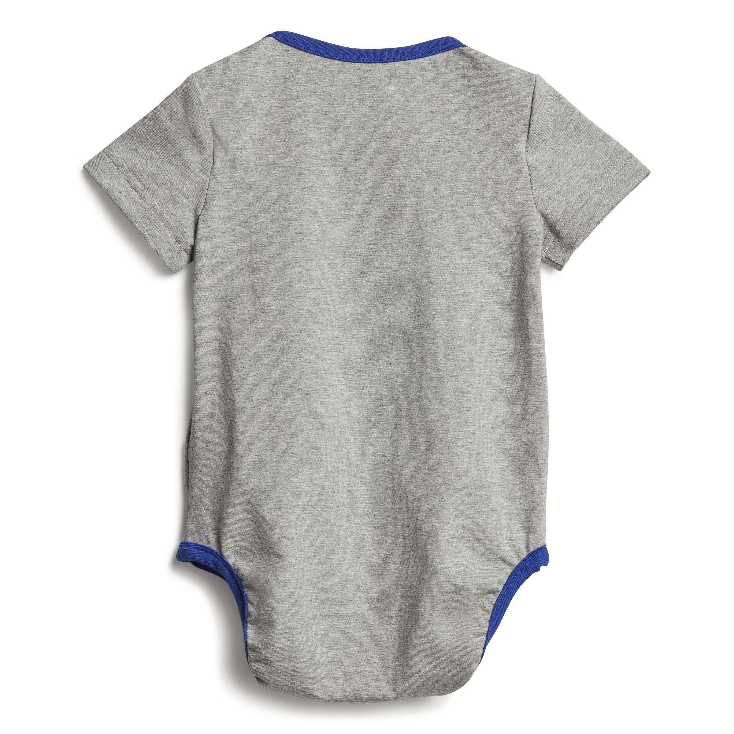 Unisex Kids Essentials Bodysuit And Beanie Gift Set, Grey, A901_ONE, large image number 2