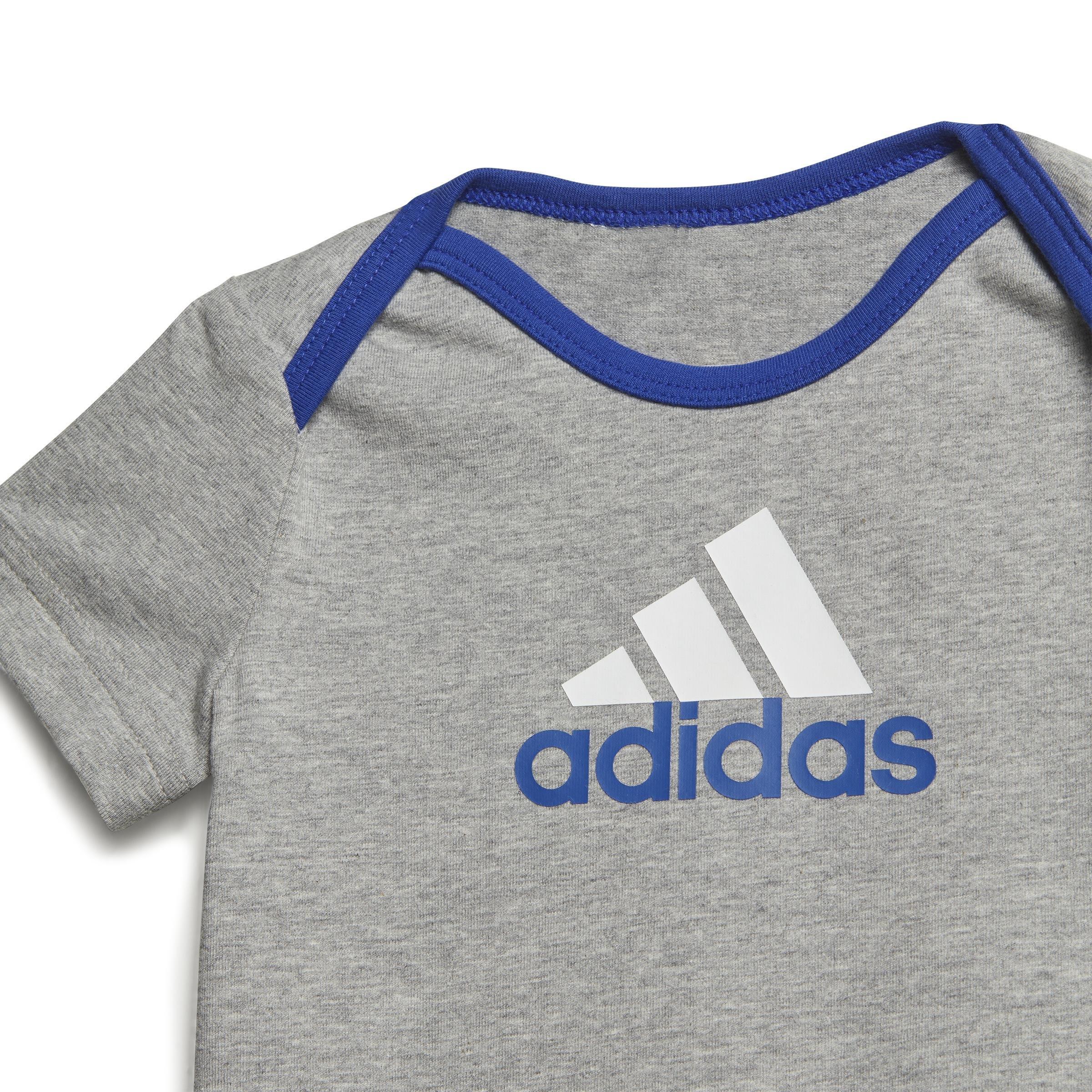 Unisex Kids Essentials Bodysuit And Beanie Gift Set, Grey, , large image number 3