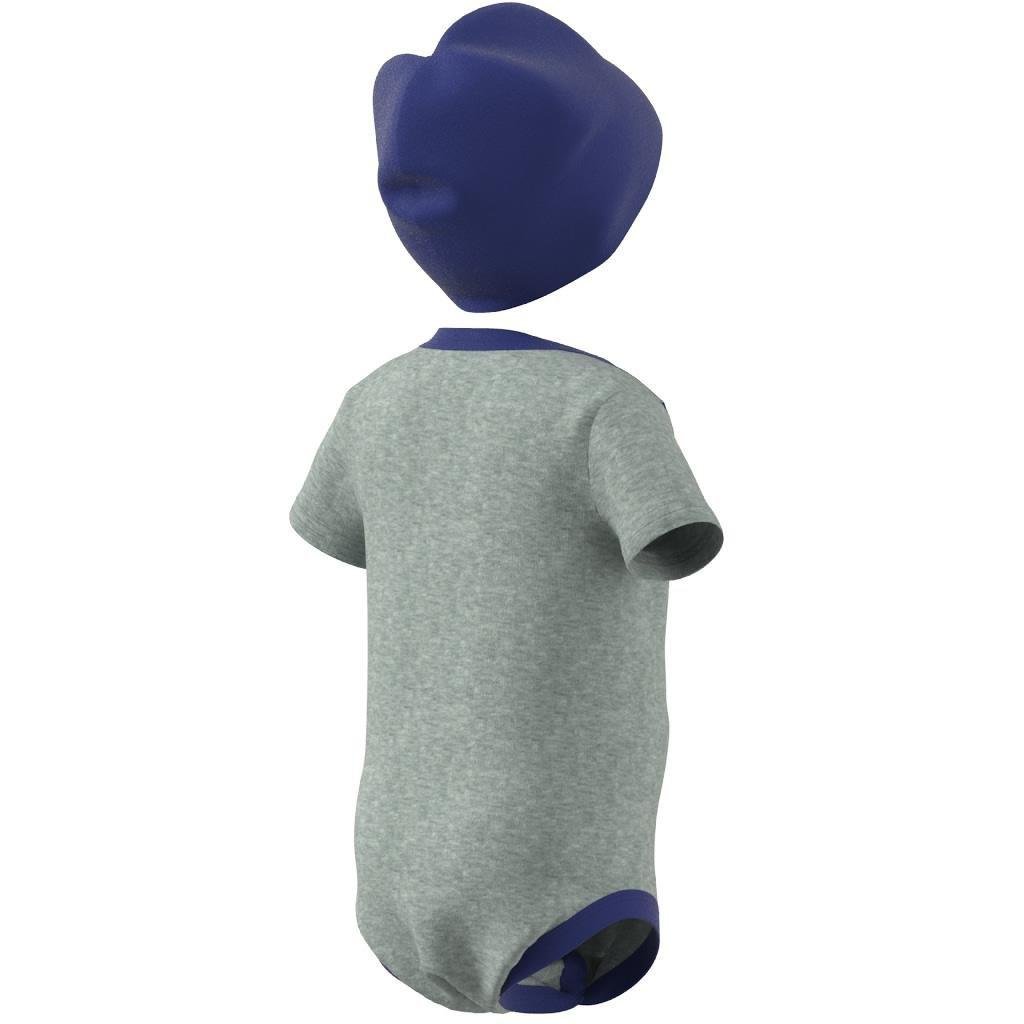 Unisex Kids Essentials Bodysuit And Beanie Gift Set, Grey, , large image number 6