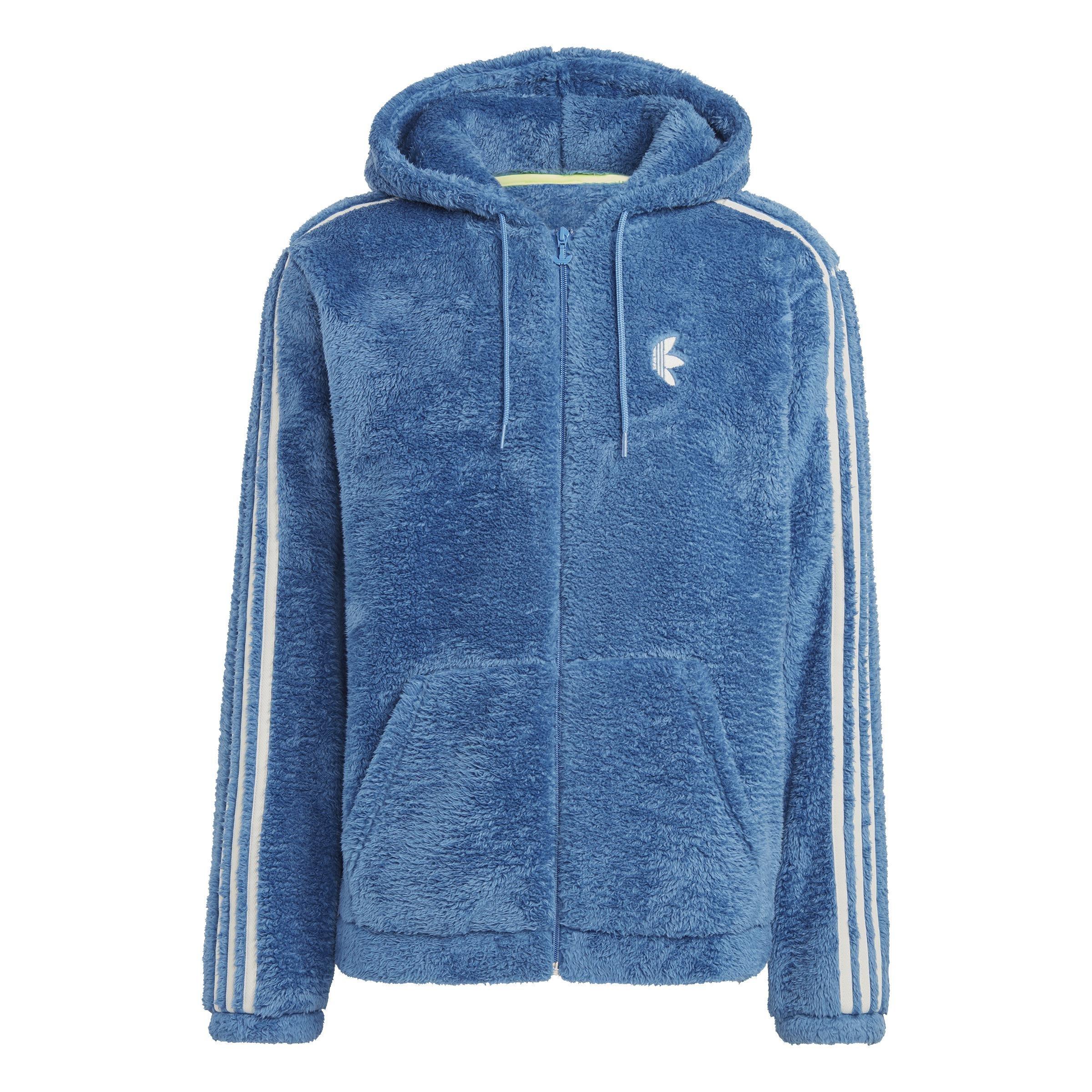 Indigo Herz Fur Hoodie, Blue, A901_ONE, large image number 2
