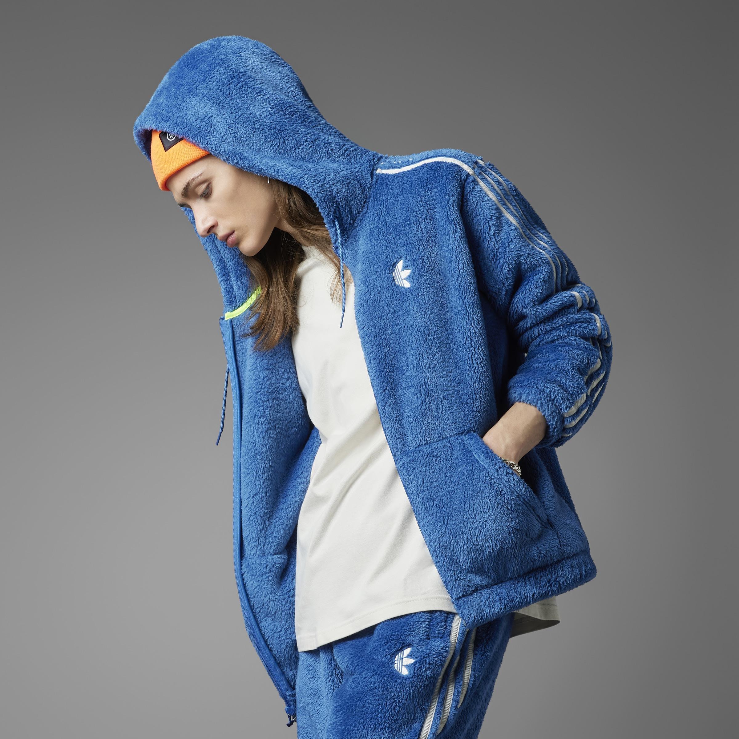 Indigo Herz Fur Hoodie, Blue, A901_ONE, large image number 13