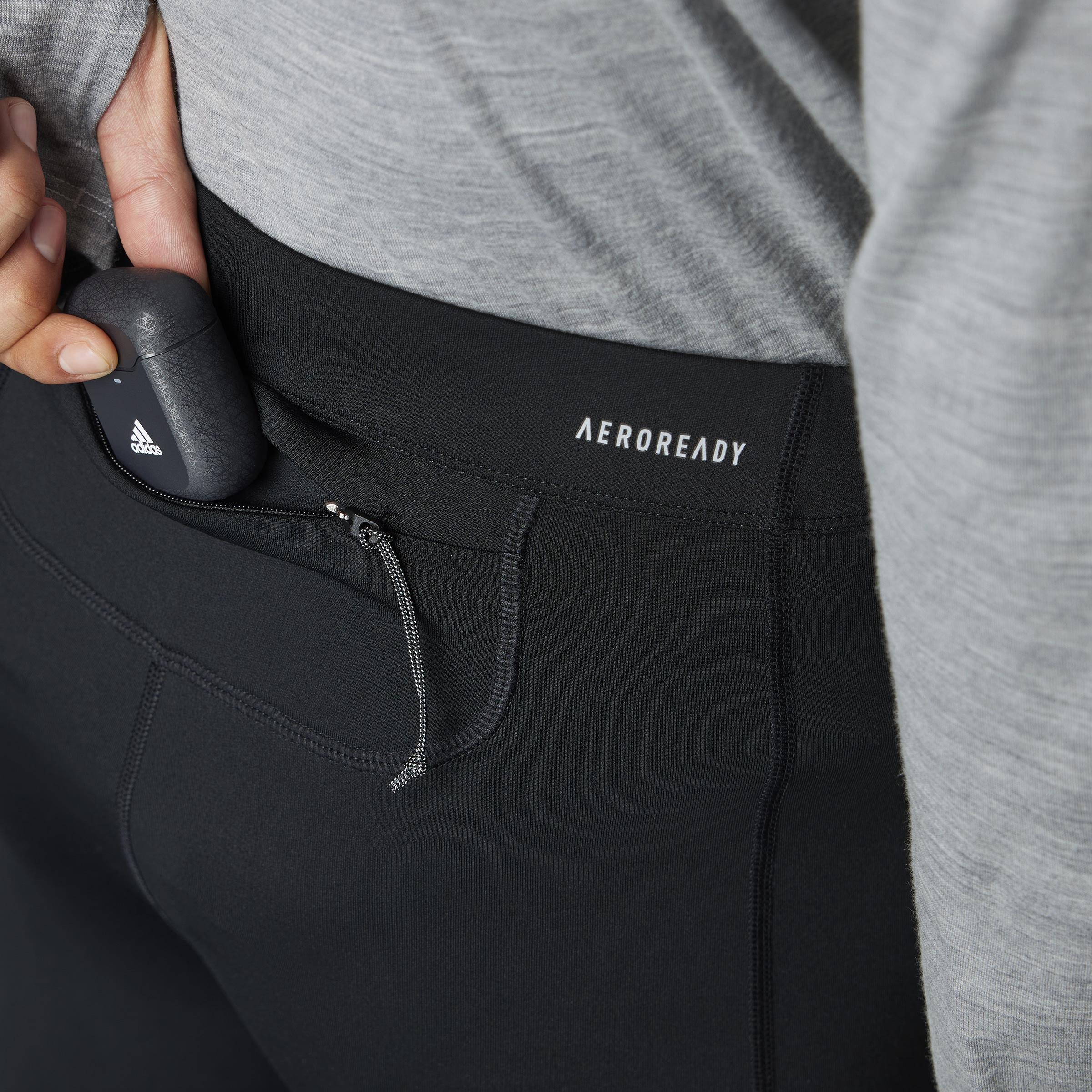 Ultimate Running Conquer The Elements Aeroready Warming Leggings, Black, A901_ONE, large image number 7