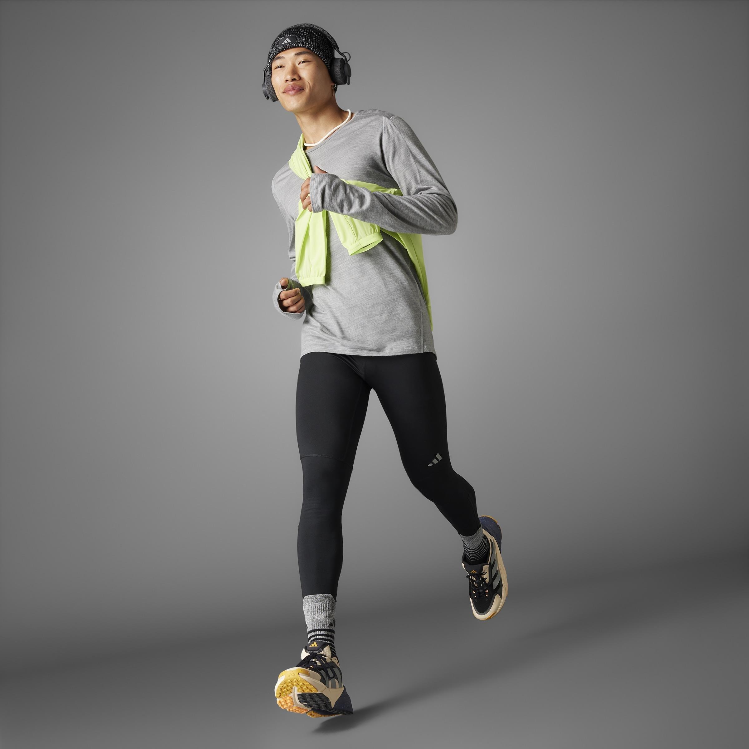 Ultimate Running Conquer The Elements Aeroready Warming Leggings, Black, A901_ONE, large image number 13