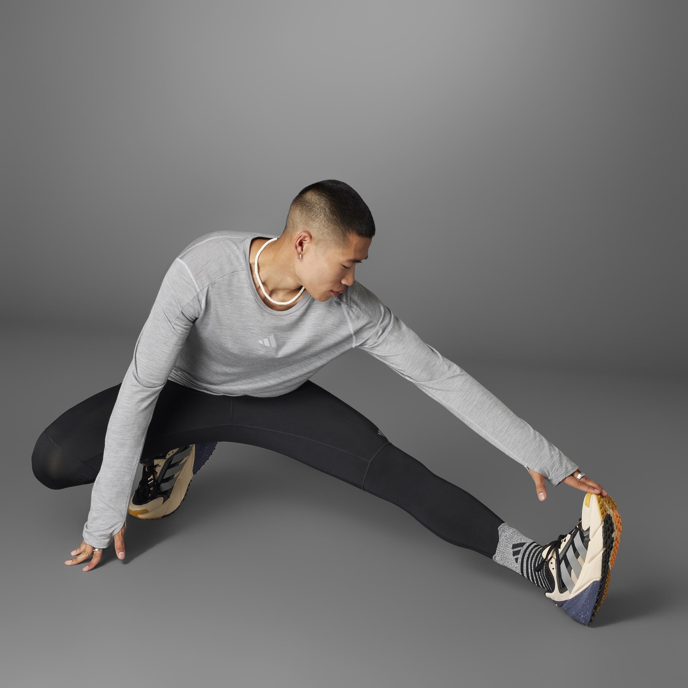 Ultimate Running Conquer The Elements Aeroready Warming Leggings, Black, A901_ONE, large image number 14