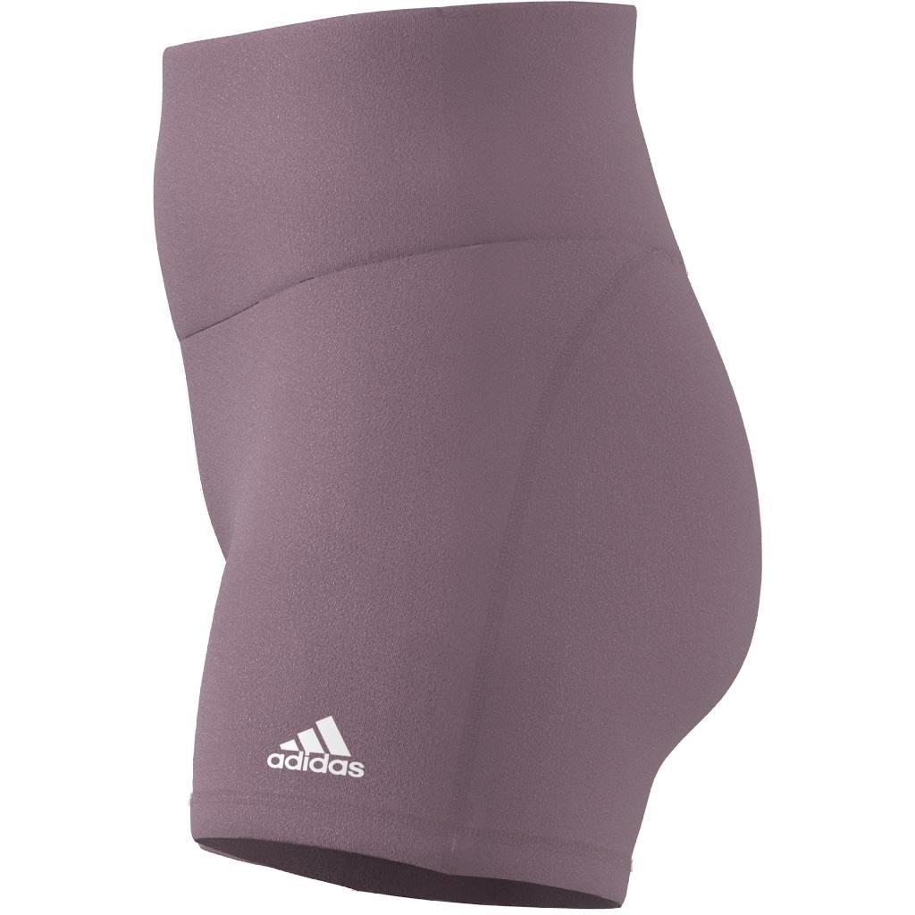 Yoga Essentials High-Waisted Short Leggings, Pink, A901_ONE, large image number 7