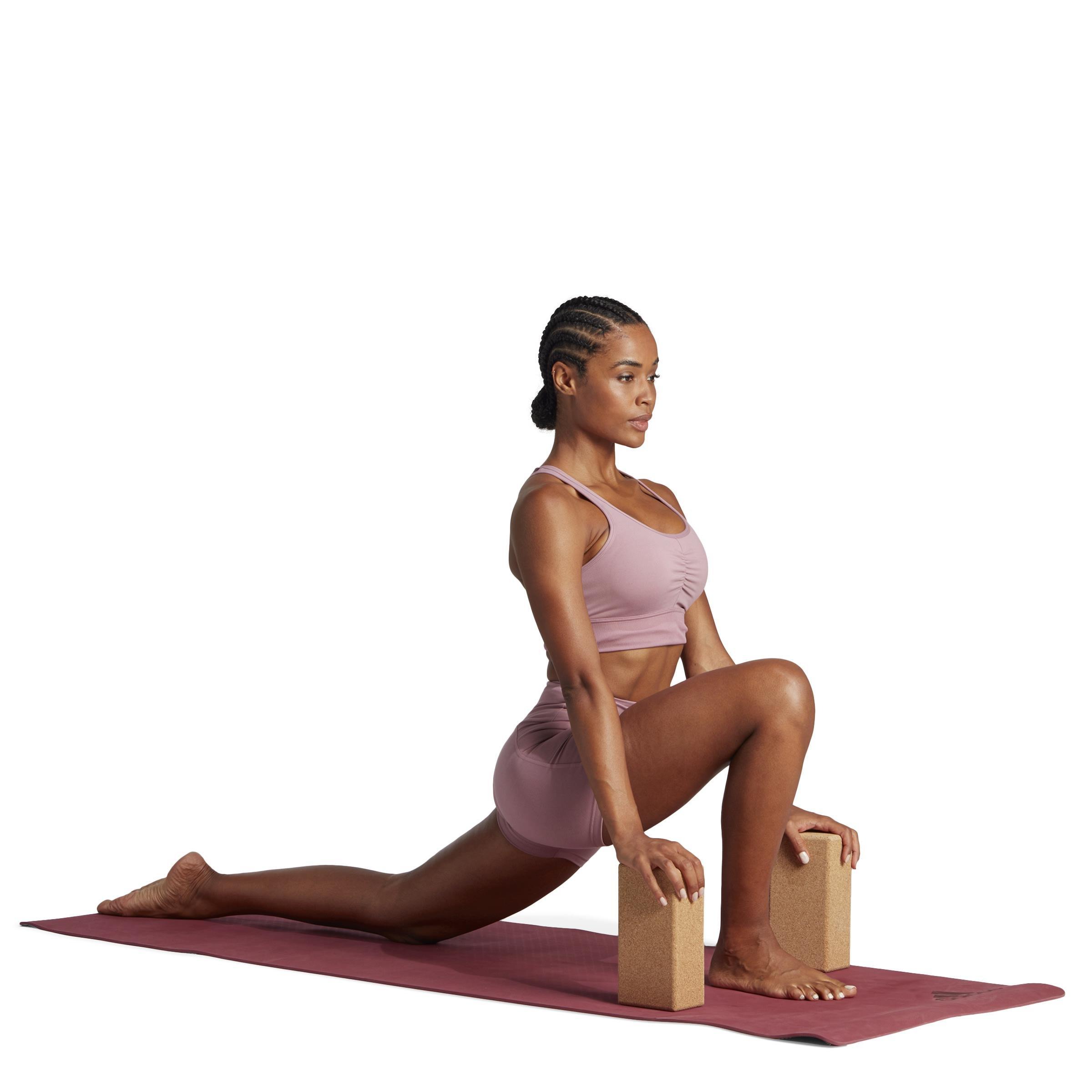 Yoga Essentials High-Waisted Short Leggings, Pink, A901_ONE, large image number 8