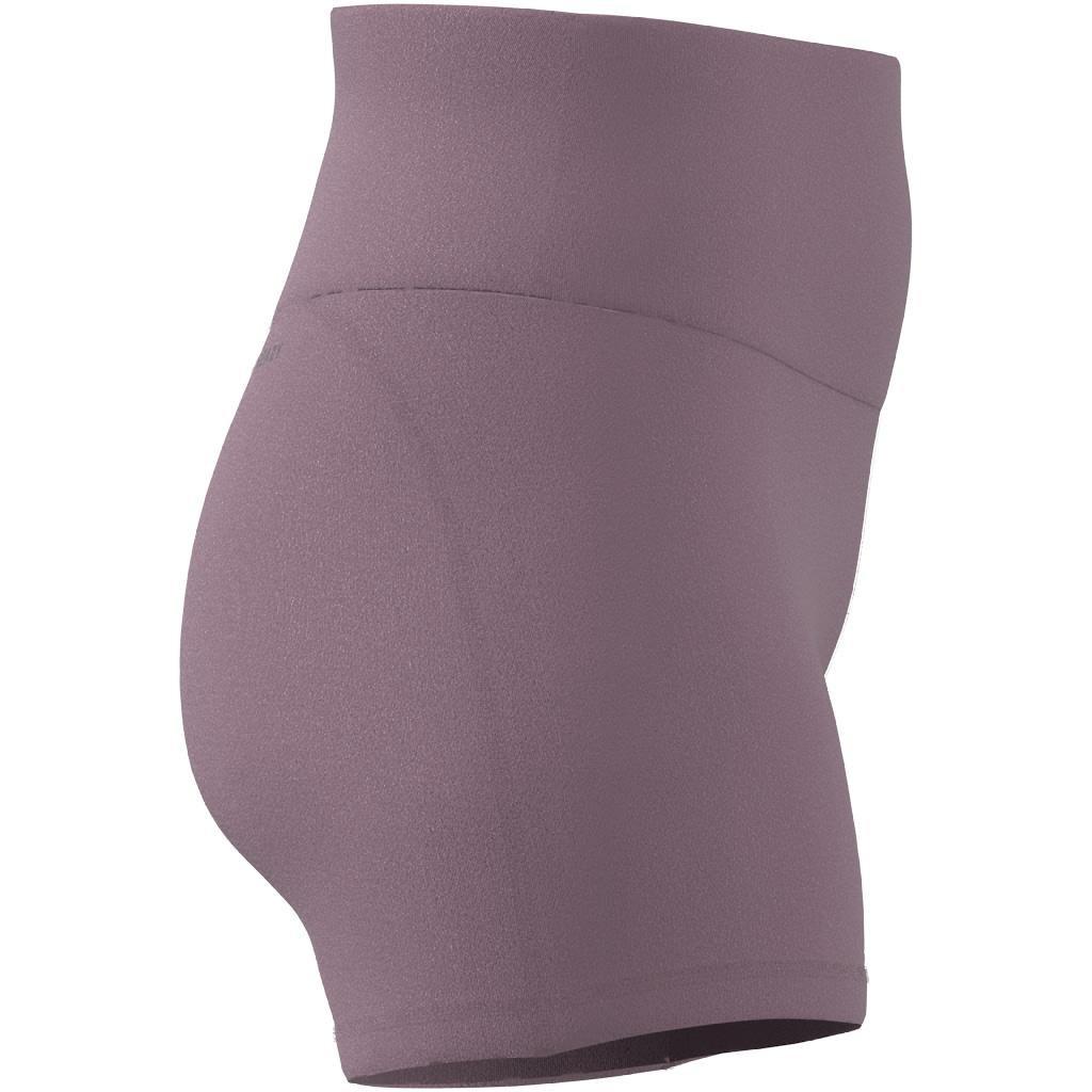 Yoga Essentials High-Waisted Short Leggings, Pink, A901_ONE, large image number 9
