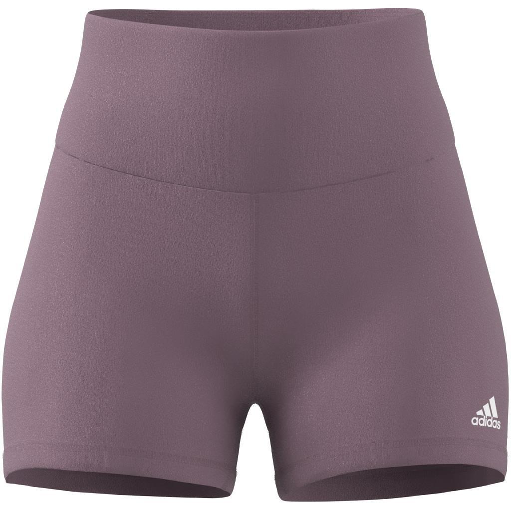 Yoga Essentials High-Waisted Short Leggings, Pink, A901_ONE, large image number 14