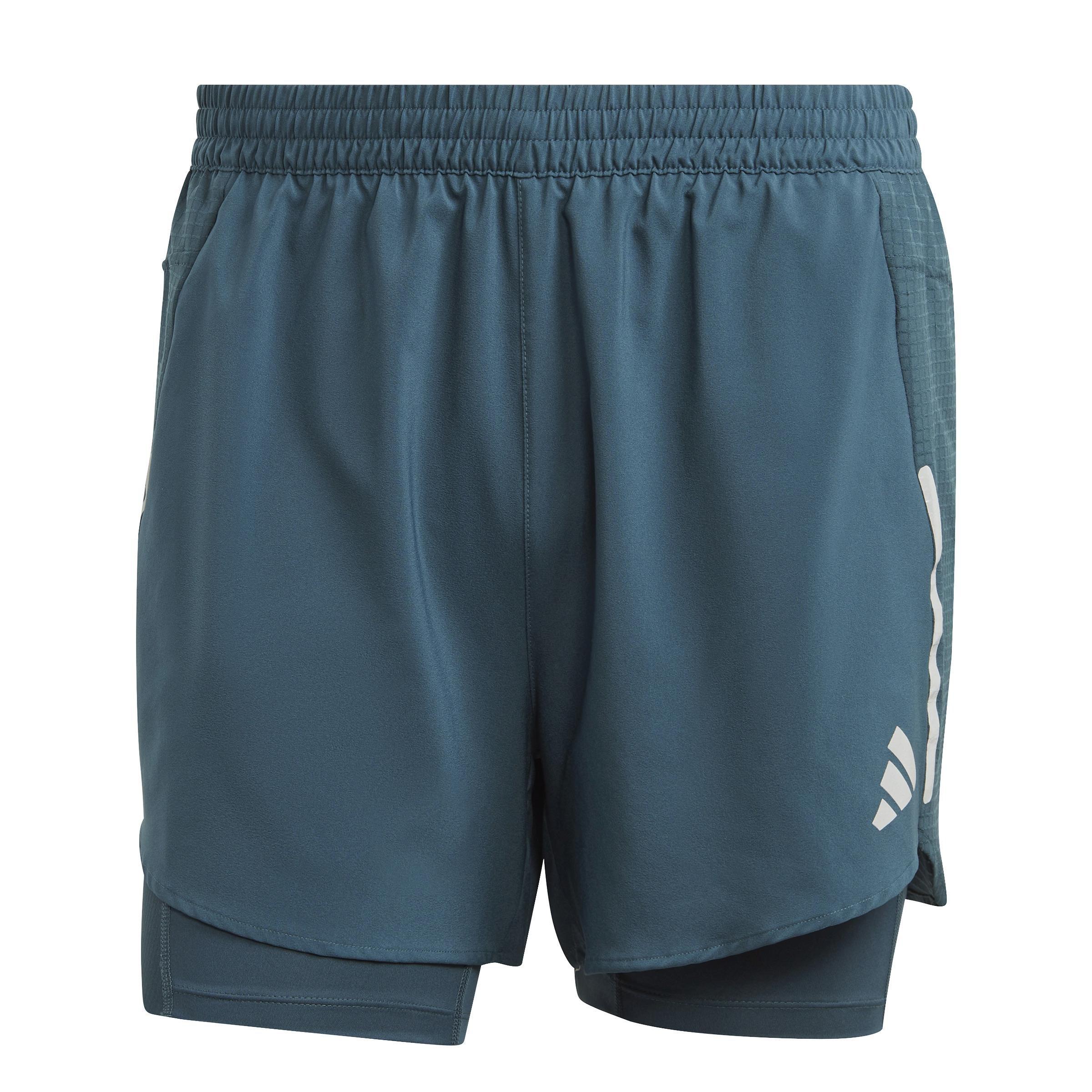 Designed 4 Running 2-In-1 Shorts, Turquoise, A901_ONE, large image number 0