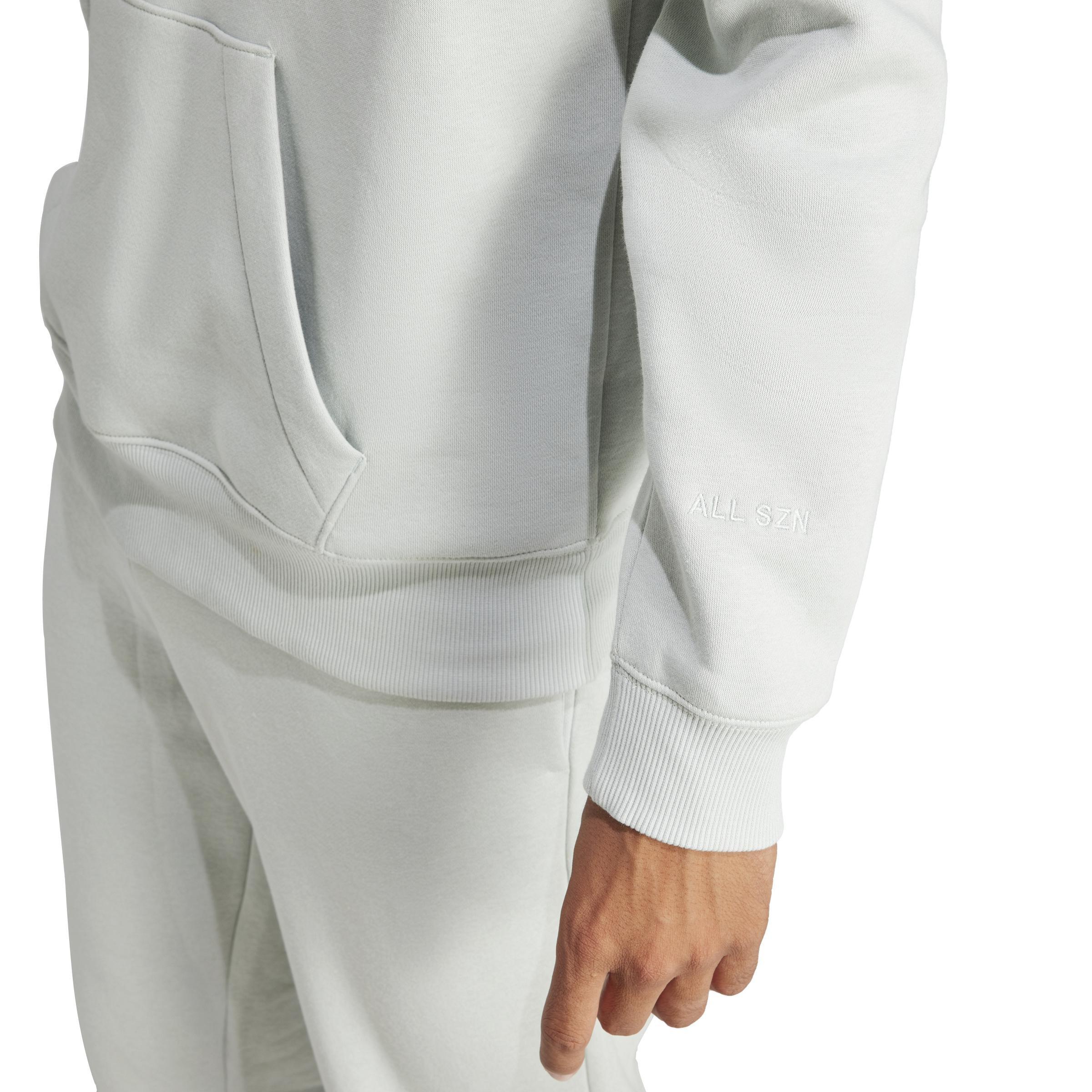 ALL SZN Fleece Graphic Hoodie, Grey, , large image number 4