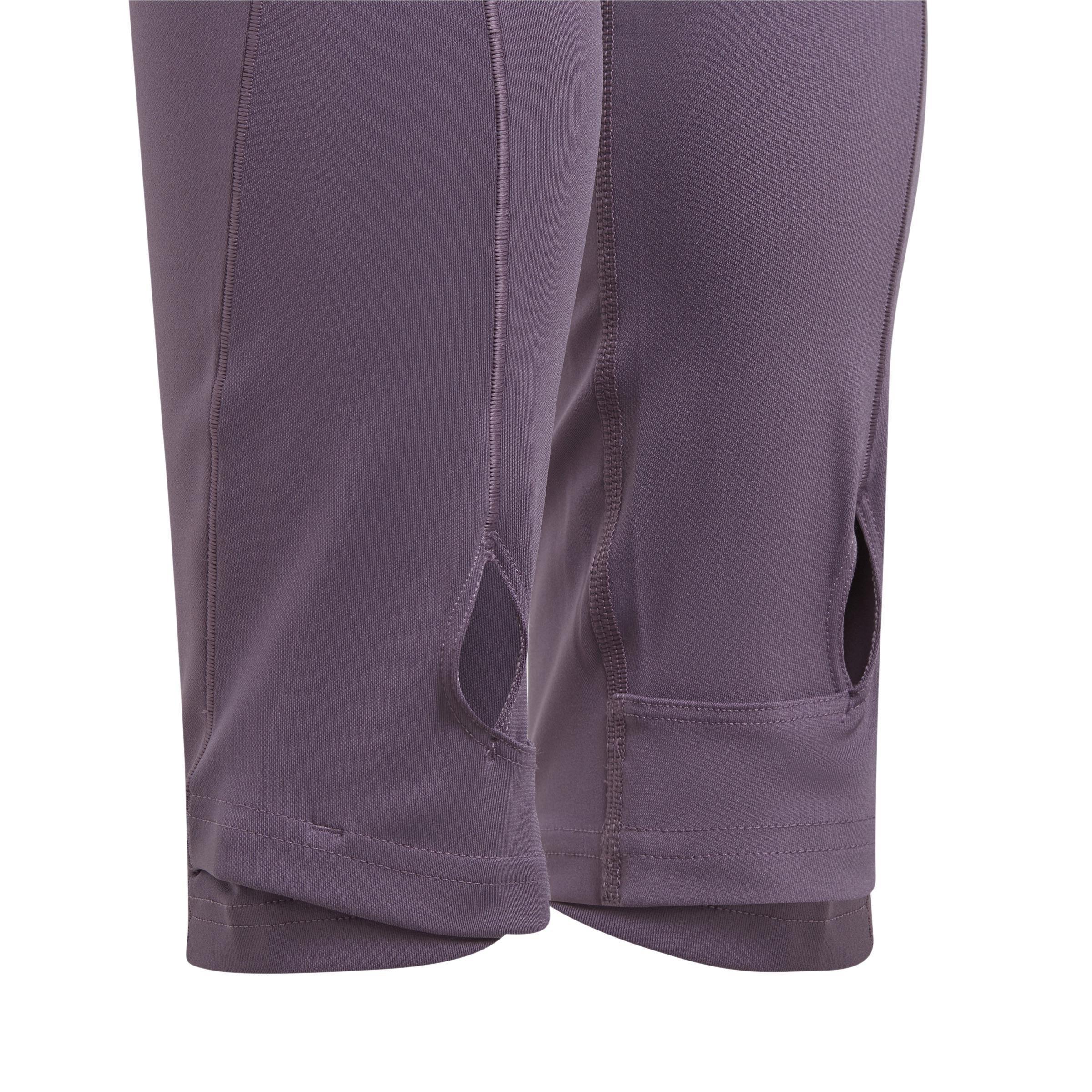 Yoga Aeroready Leggings, Purple, A901_ONE, large image number 3