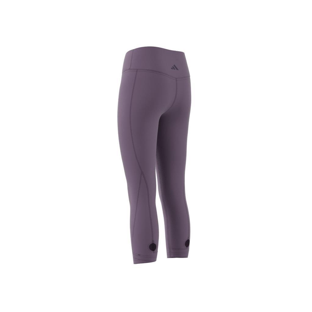 Yoga Aeroready Leggings, Purple, A901_ONE, large image number 6