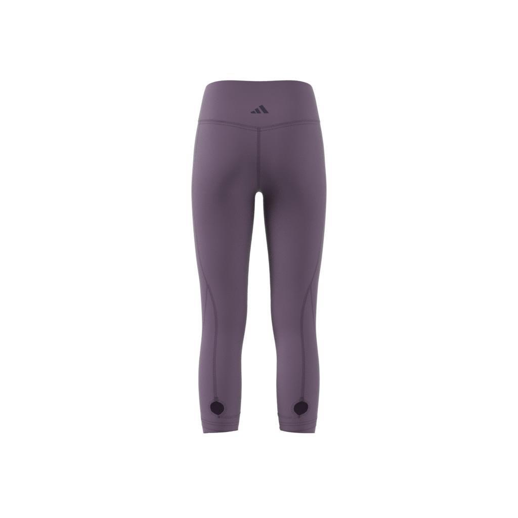 Yoga Aeroready Leggings, Purple, A901_ONE, large image number 7