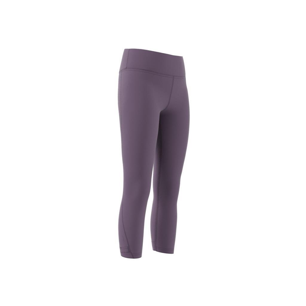 Yoga Aeroready Leggings, Purple, A901_ONE, large image number 9