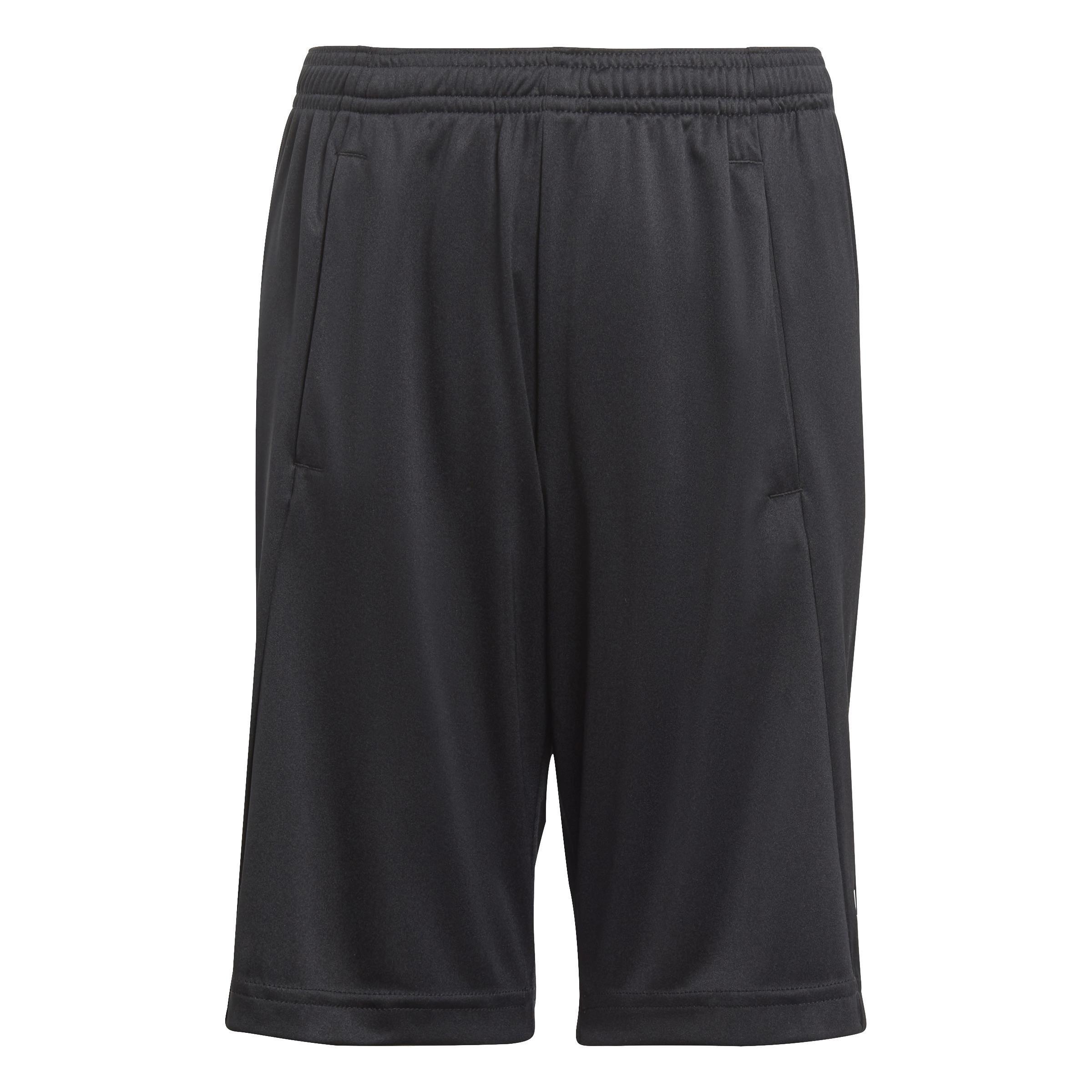 Unisex Kids Train Essentials AEROREADY Logo Regular-Fit Shorts, Black, A901_ONE, large image number 1