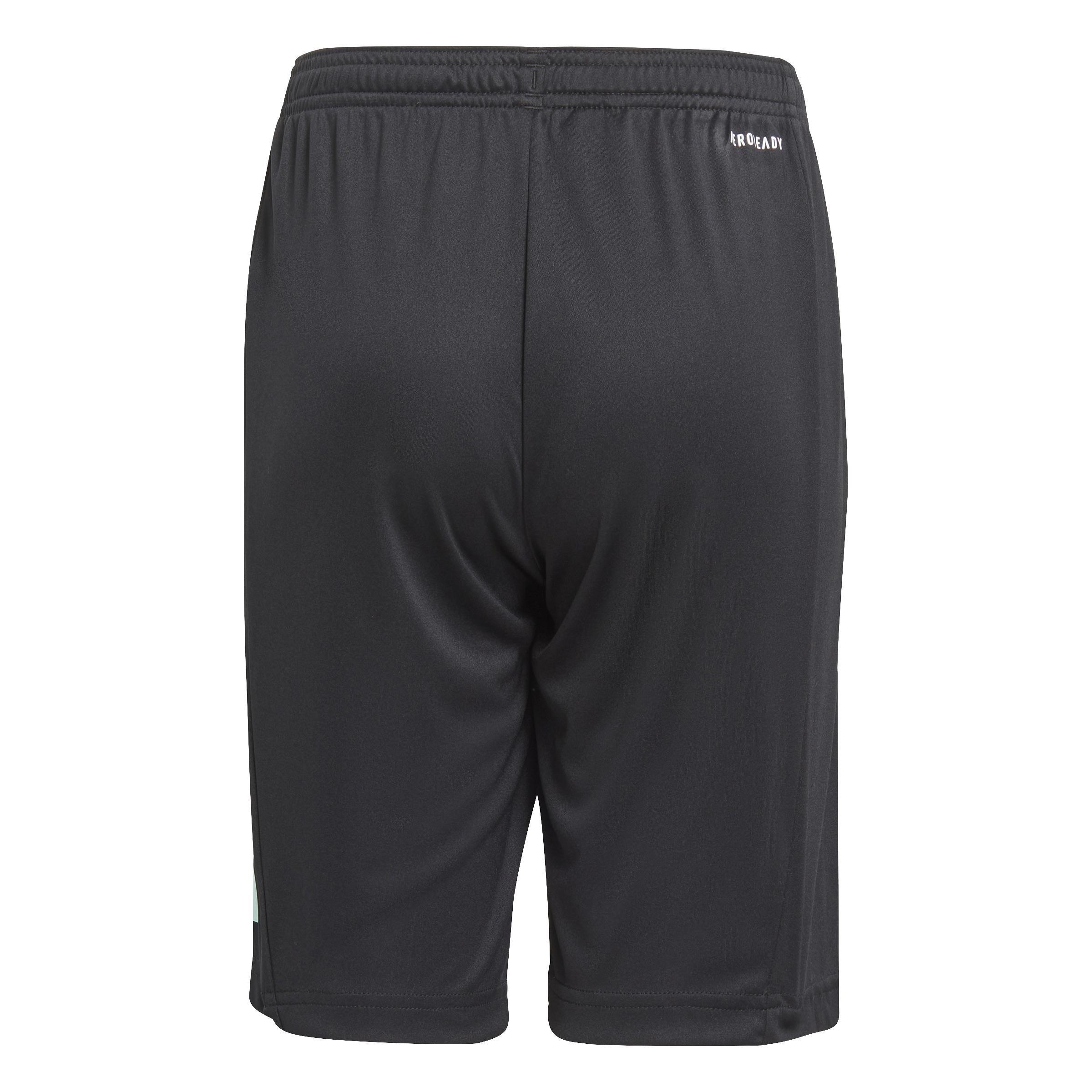 Unisex Kids Train Essentials AEROREADY Logo Regular-Fit Shorts, Black, A901_ONE, large image number 2