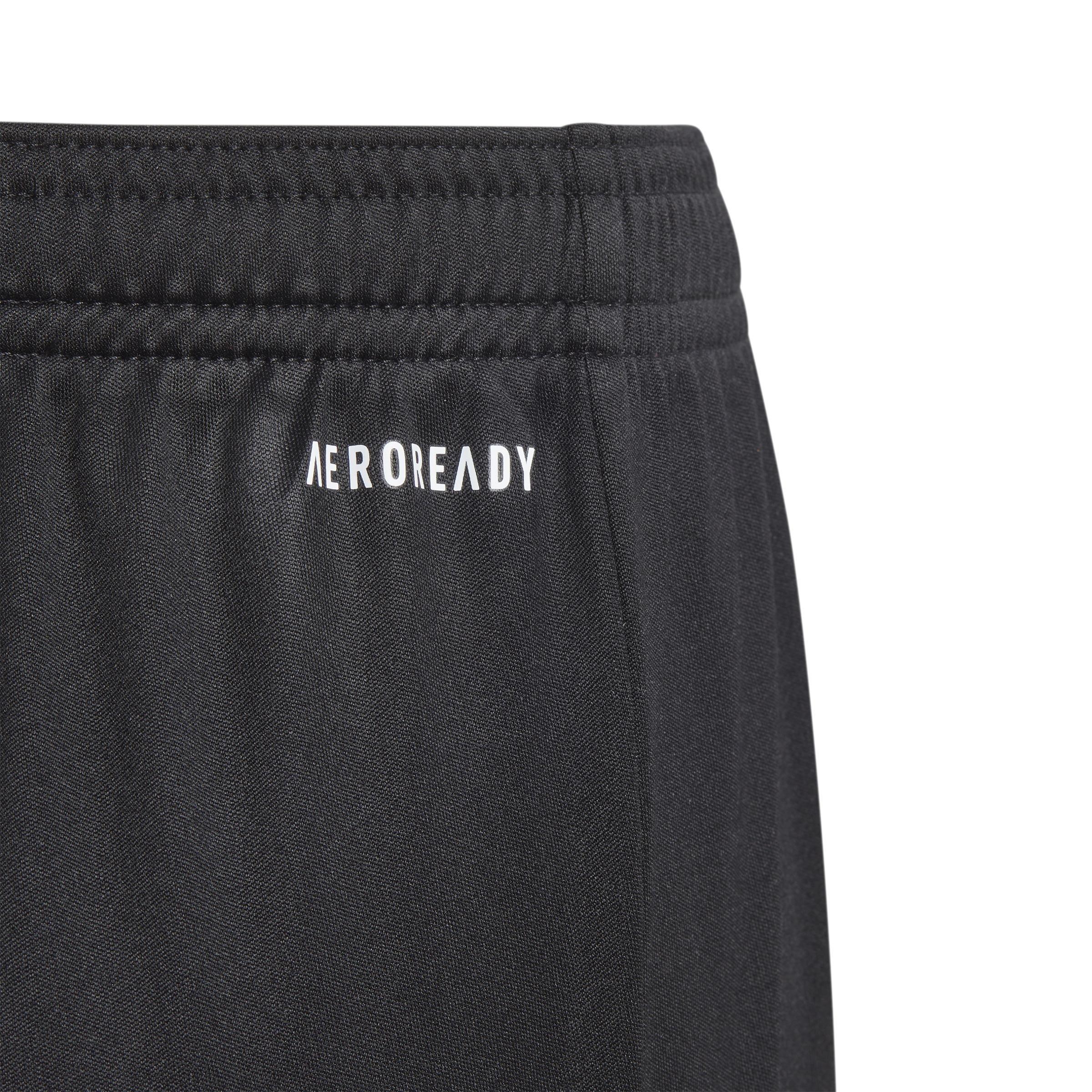 Unisex Kids Train Essentials AEROREADY Logo Regular-Fit Shorts, Black, A901_ONE, large image number 3