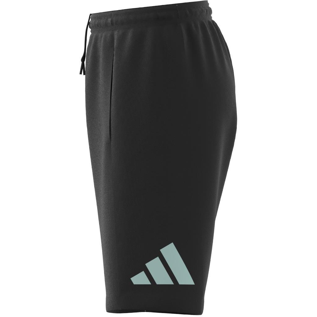 Unisex Kids Train Essentials AEROREADY Logo Regular-Fit Shorts, Black, A901_ONE, large image number 7