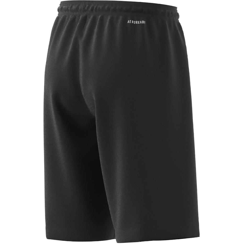 Unisex Kids Train Essentials AEROREADY Logo Regular-Fit Shorts, Black, A901_ONE, large image number 9