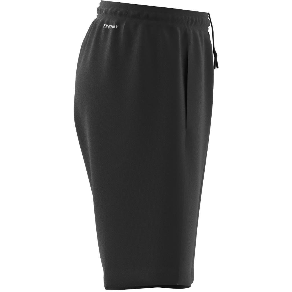 Unisex Kids Train Essentials AEROREADY Logo Regular-Fit Shorts, Black, A901_ONE, large image number 12