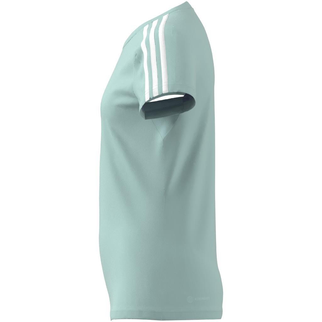 Kids Train Essentials Aeroready Training T-Shirt, Turquoise, A901_ONE, large image number 6