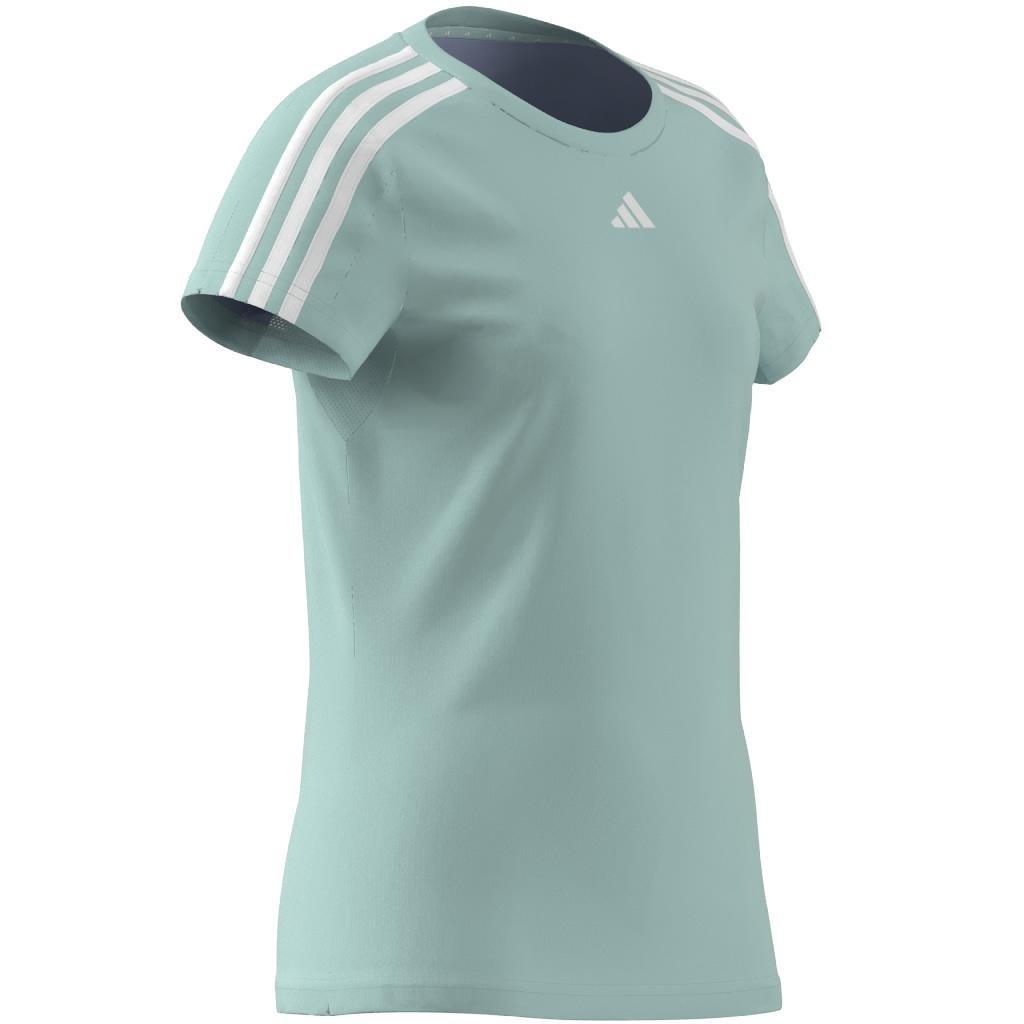 Kids Train Essentials Aeroready Training T-Shirt, Turquoise, A901_ONE, large image number 7