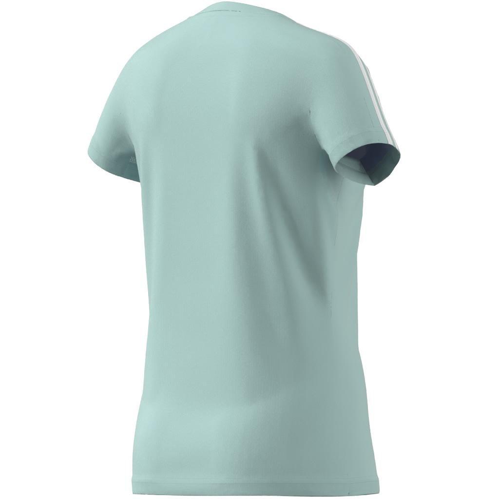 Kids Train Essentials Aeroready Training T-Shirt, Turquoise, A901_ONE, large image number 9