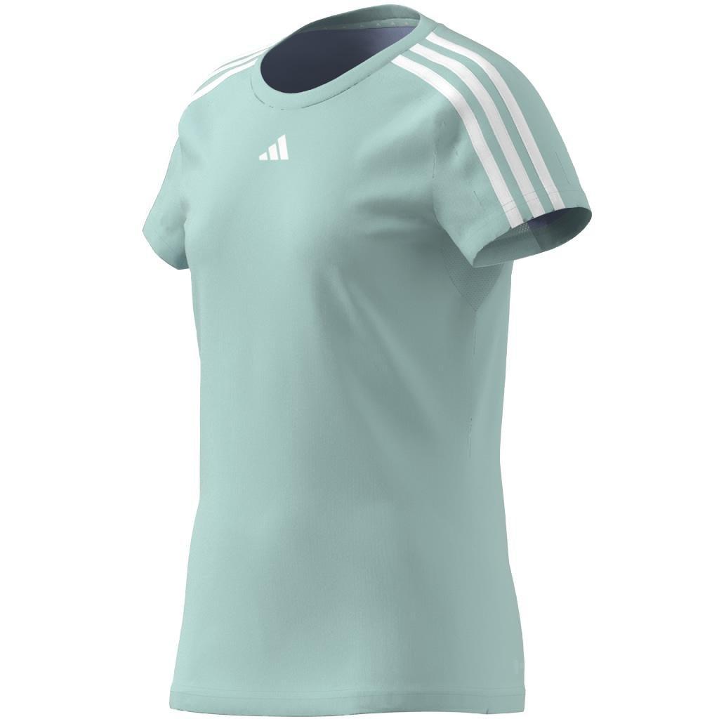 Kids Train Essentials Aeroready Training T-Shirt, Turquoise, A901_ONE, large image number 10