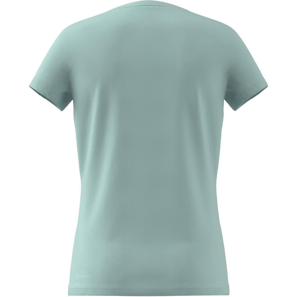 Kids Train Essentials Aeroready Training T-Shirt, Turquoise, A901_ONE, large image number 11