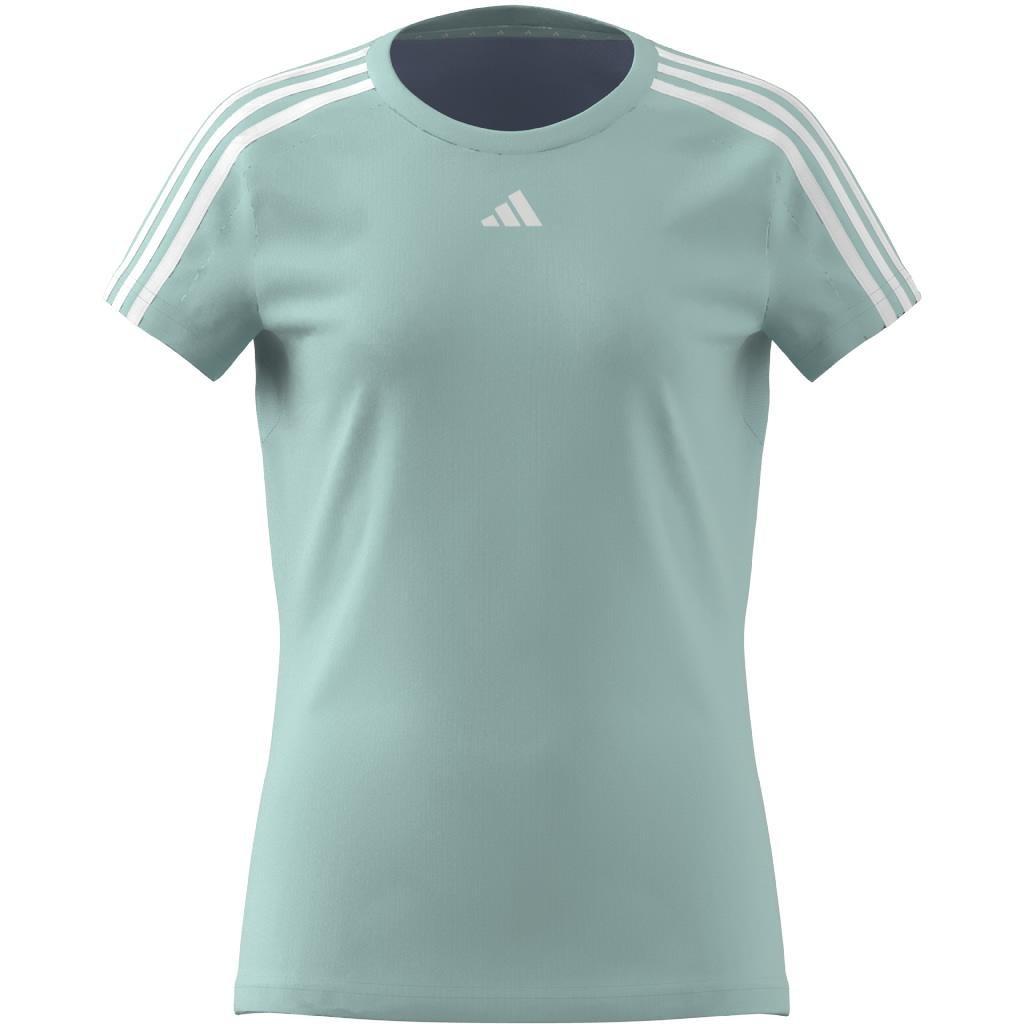 Kids Train Essentials Aeroready Training T-Shirt, Turquoise, A901_ONE, large image number 13
