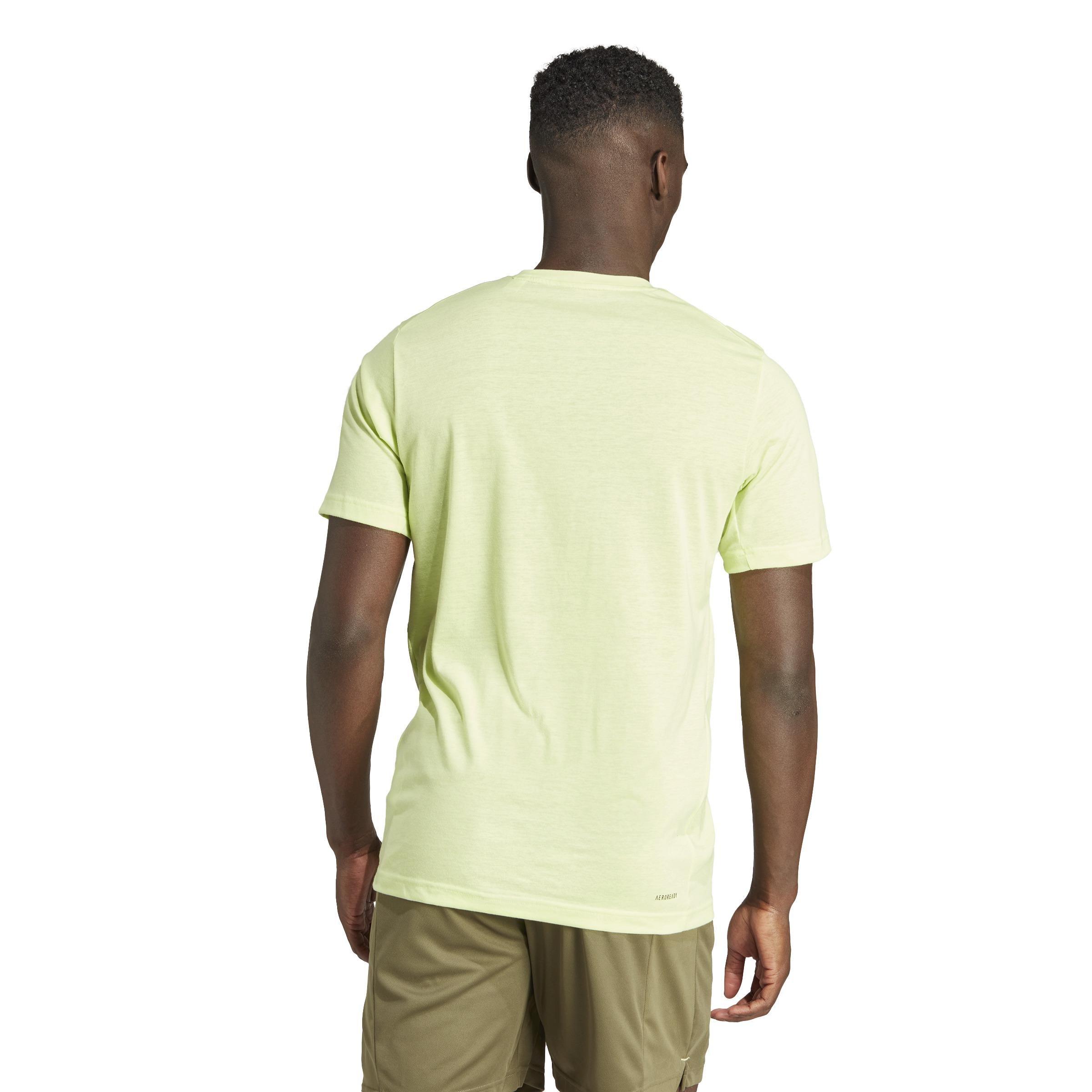 Train Essentials Seasonal Training Graphic T-Shirt, Green, A901_ONE, large image number 3