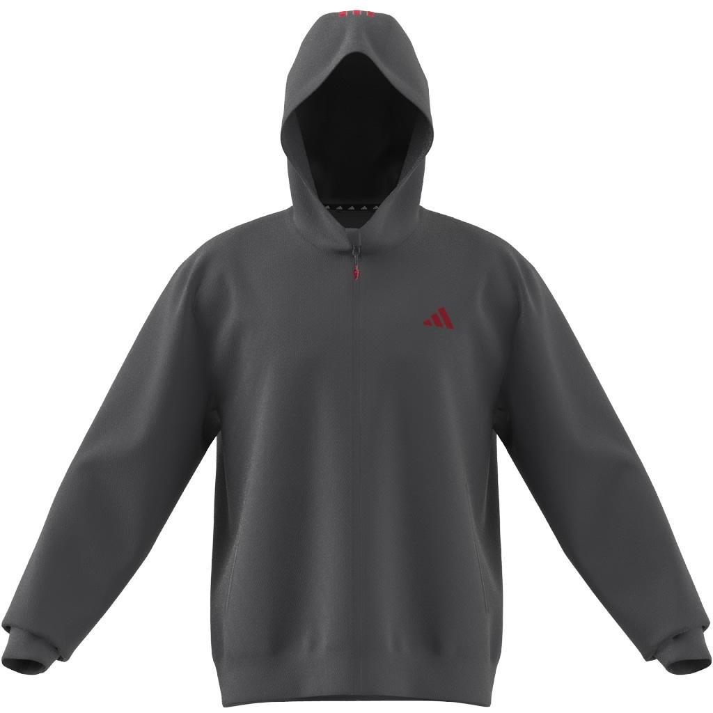 Train Essentials Seasonal Training Full-Zip Hoodie, Grey, A901_ONE, large image number 11