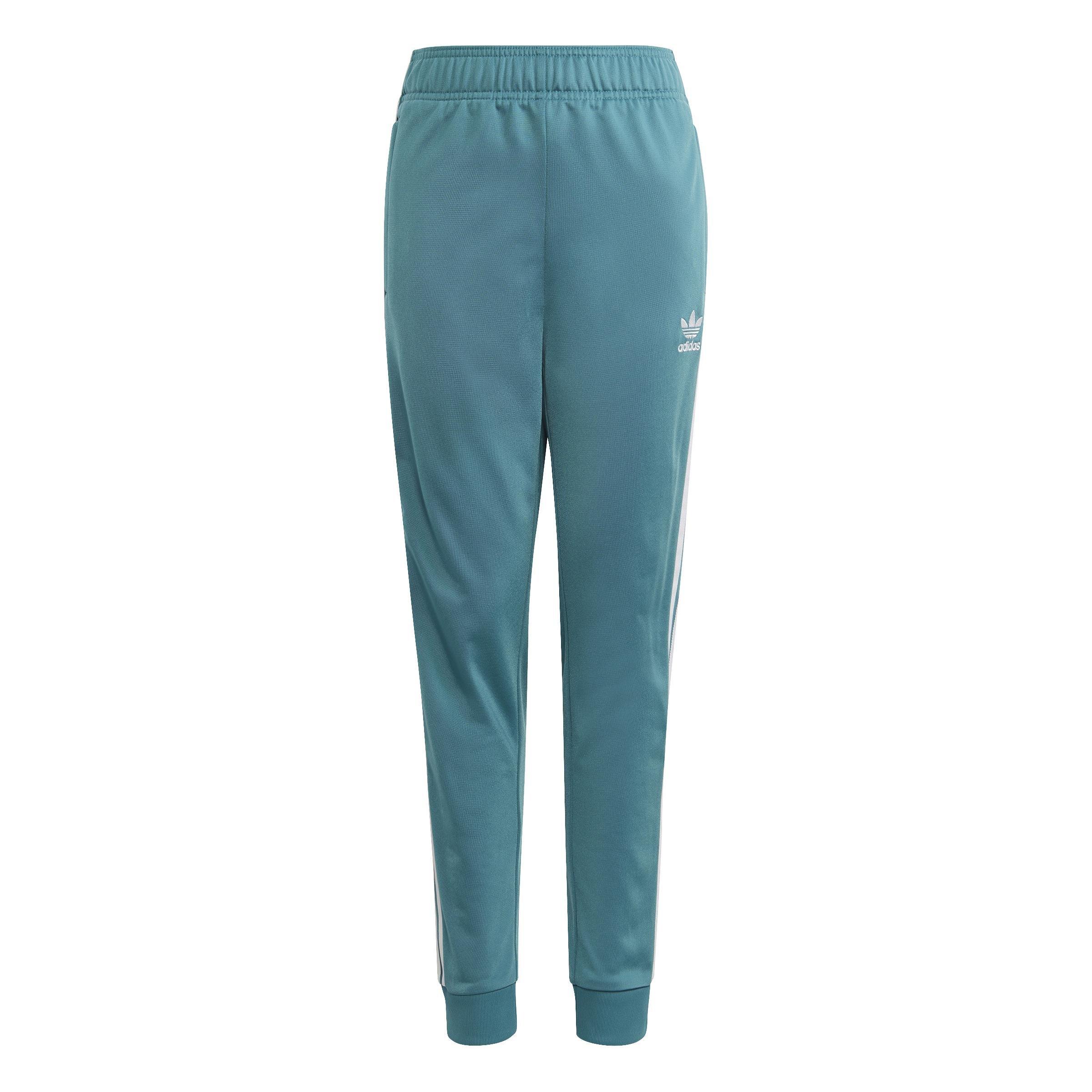 Unisex Kids Adicolor Sst Tracksuit Bottoms, Turquoise, , large image number 1